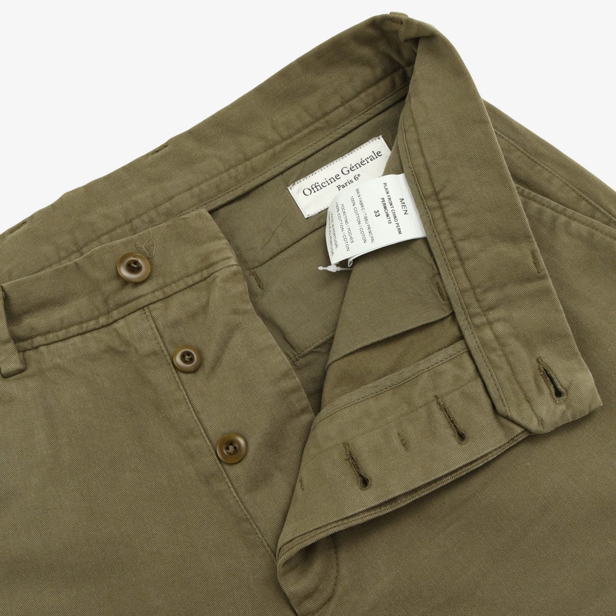 Plain Front Chinos (33W X 29L) - Image 3