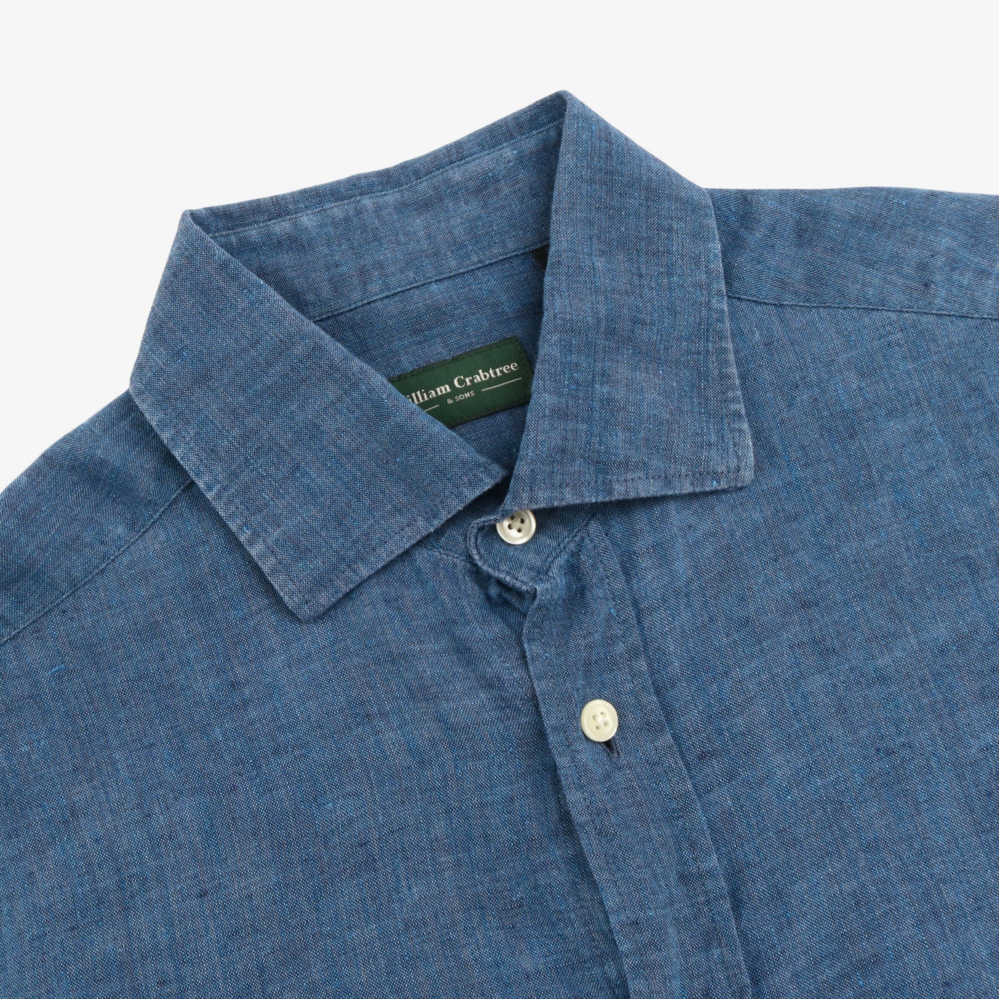 Plain Linen Shirt - Image 3