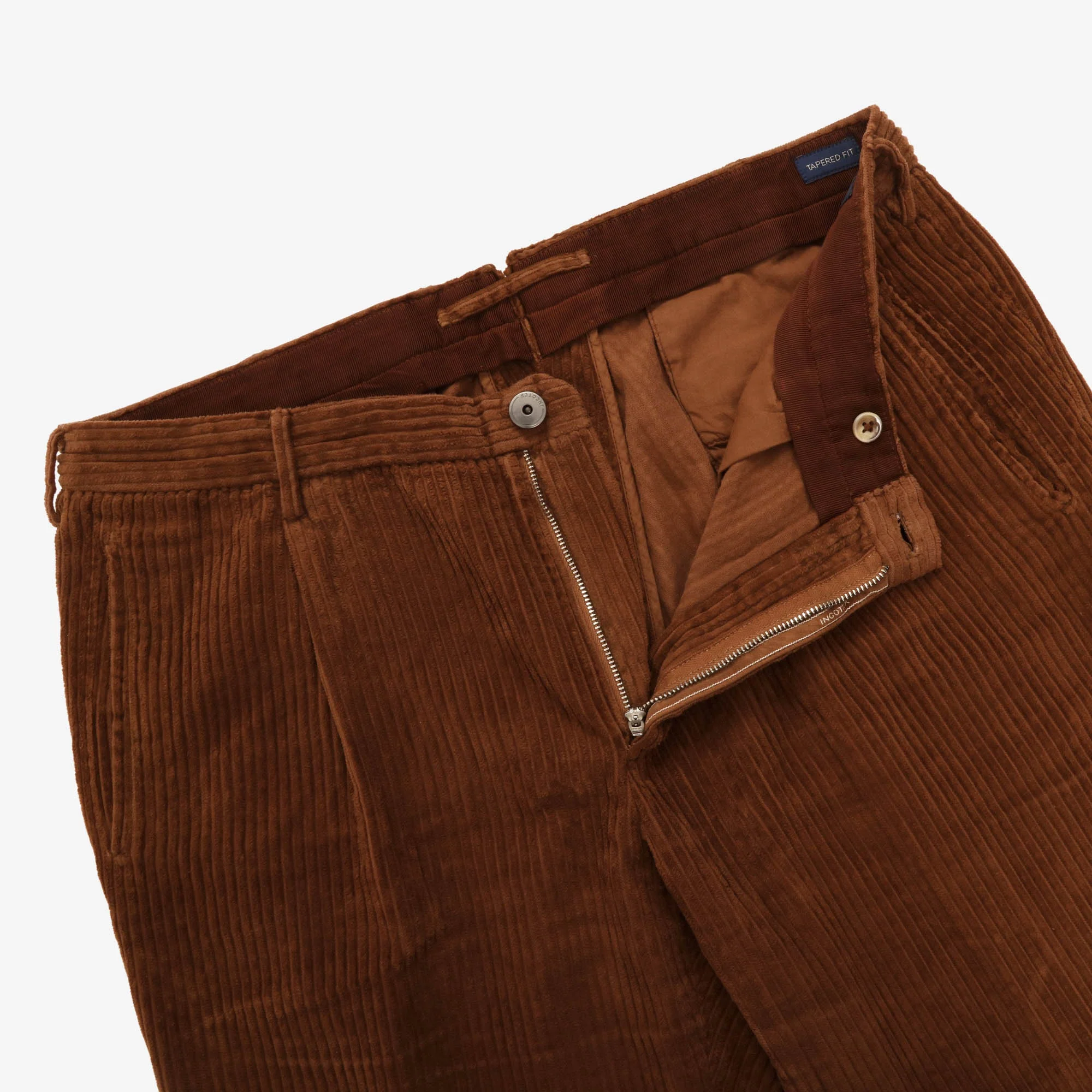 Pleated Corduroy Trousers (38W X 29L) - Image 3