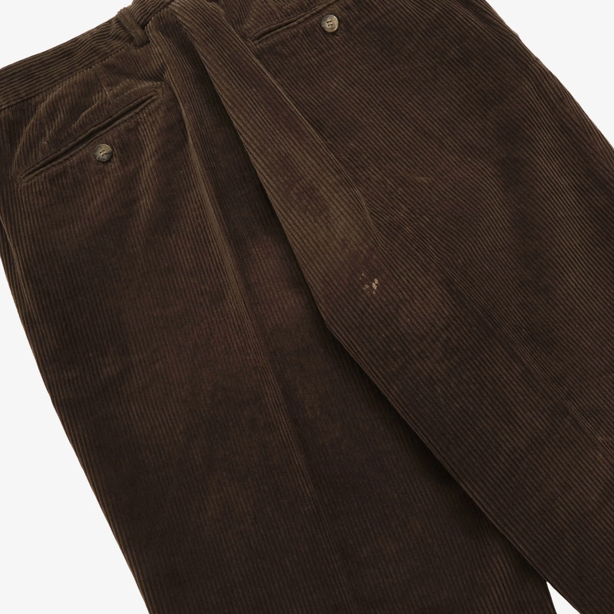 Pleated Corduroy Trousers (32W X 27L) - Image 4