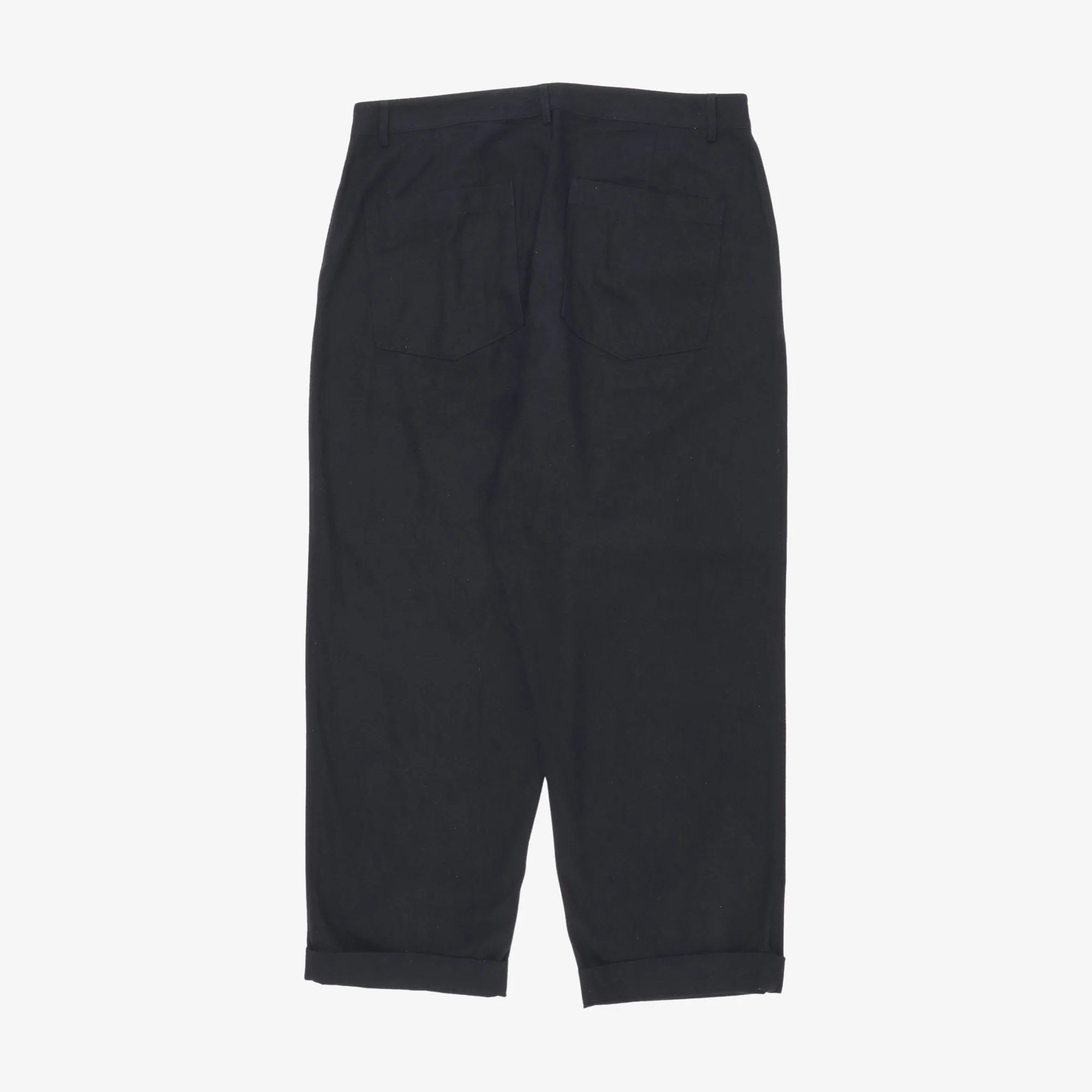 Brushed Cotton Pleated Trousers (36W X 30L) - Image 2