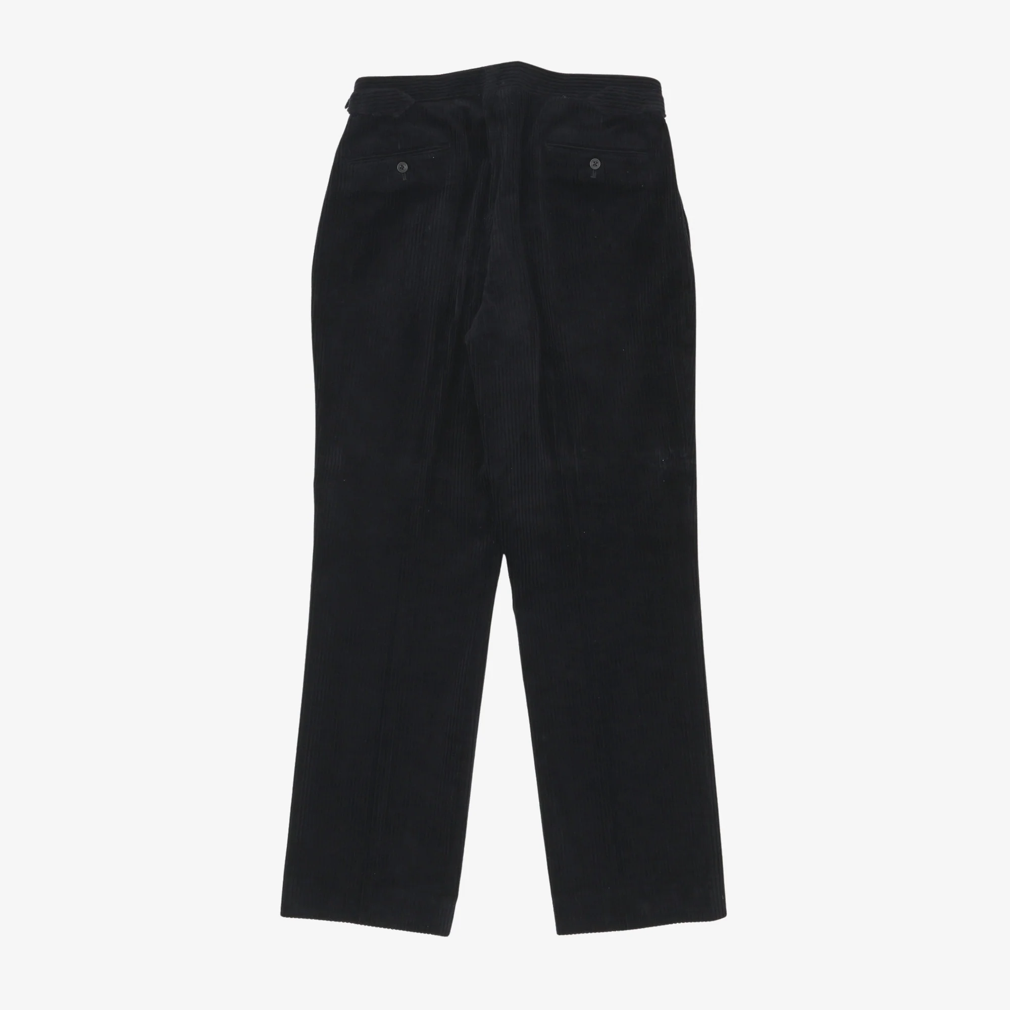 Pleated Wale Cord Trousers (32W X 31L) - Image 2