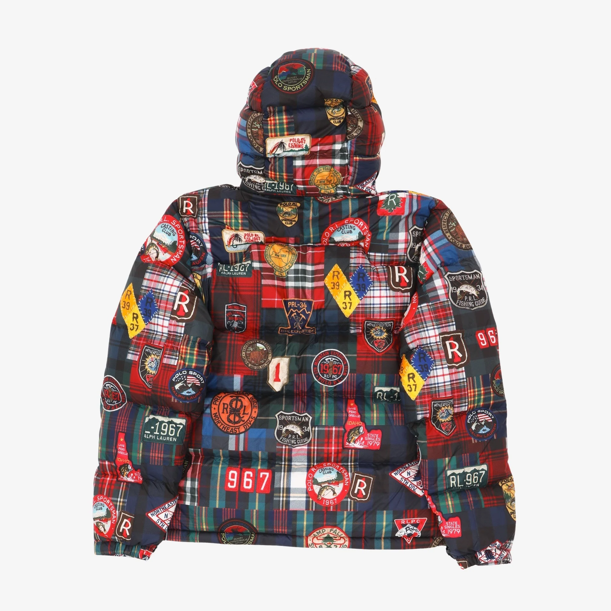 Multi Badge Print Down Jacket - Image 2