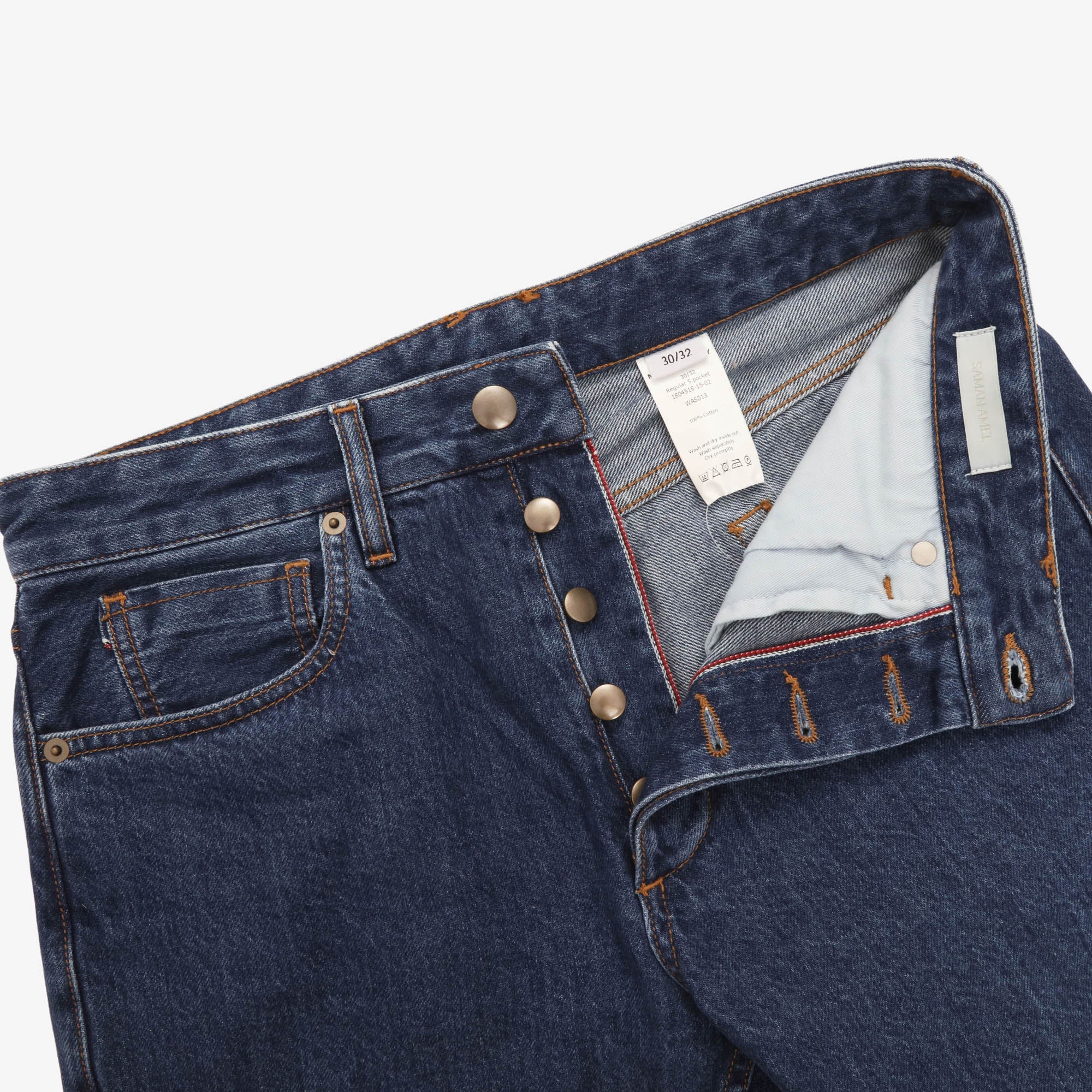 Regular 5 Pocket Selvedge Jeans (31W X 30L) - Image 3