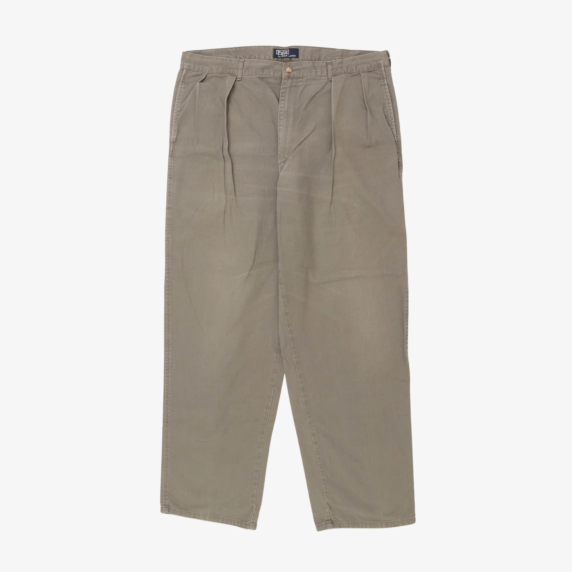 Relaxed Fit Pleated Trouser
