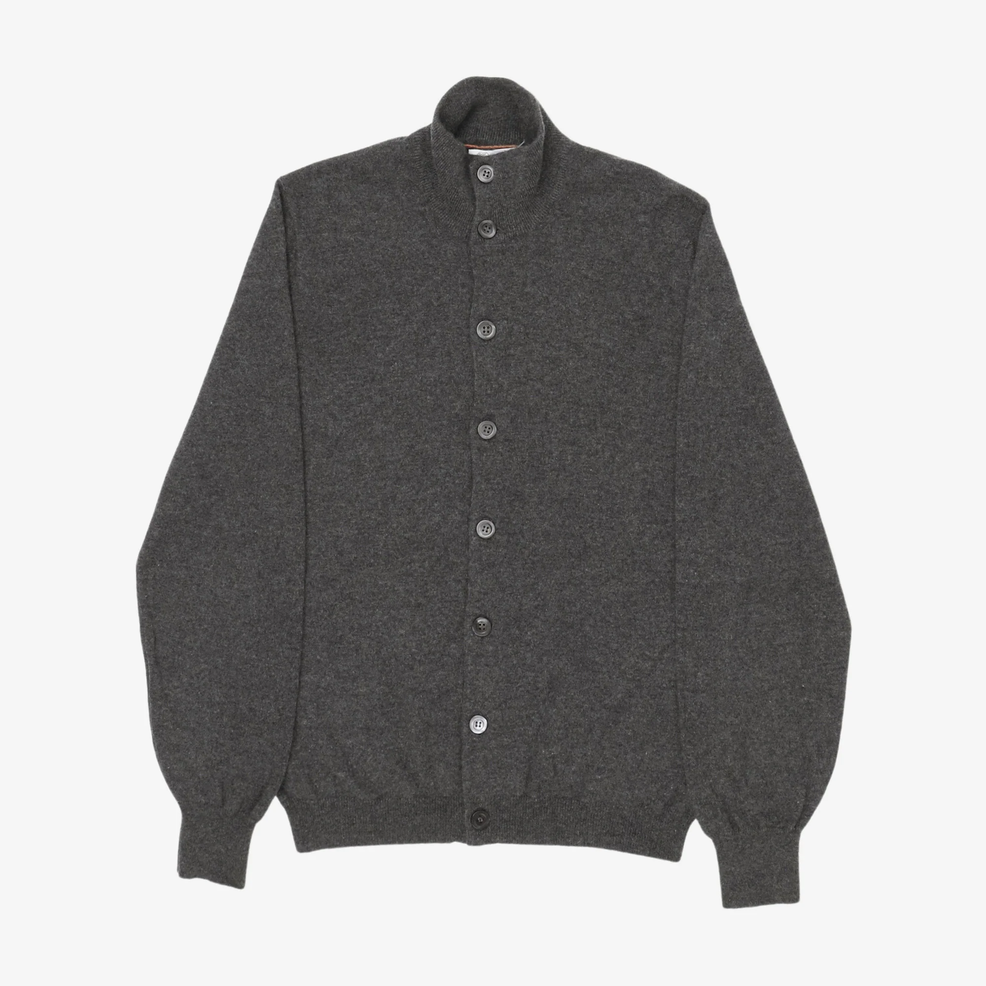 Rib Knit Cashmere Cardigan