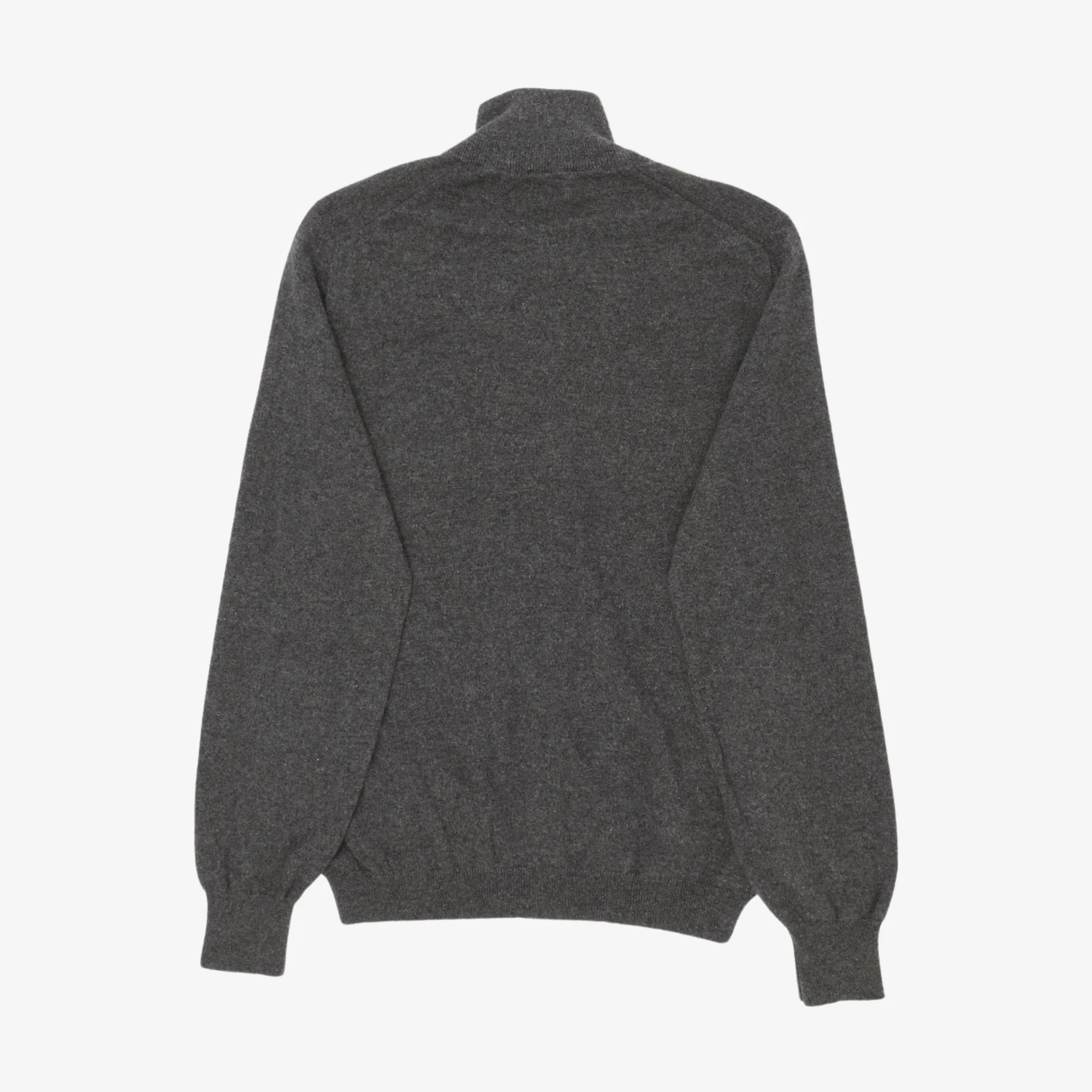 Rib Knit Cashmere Cardigan - Image 2