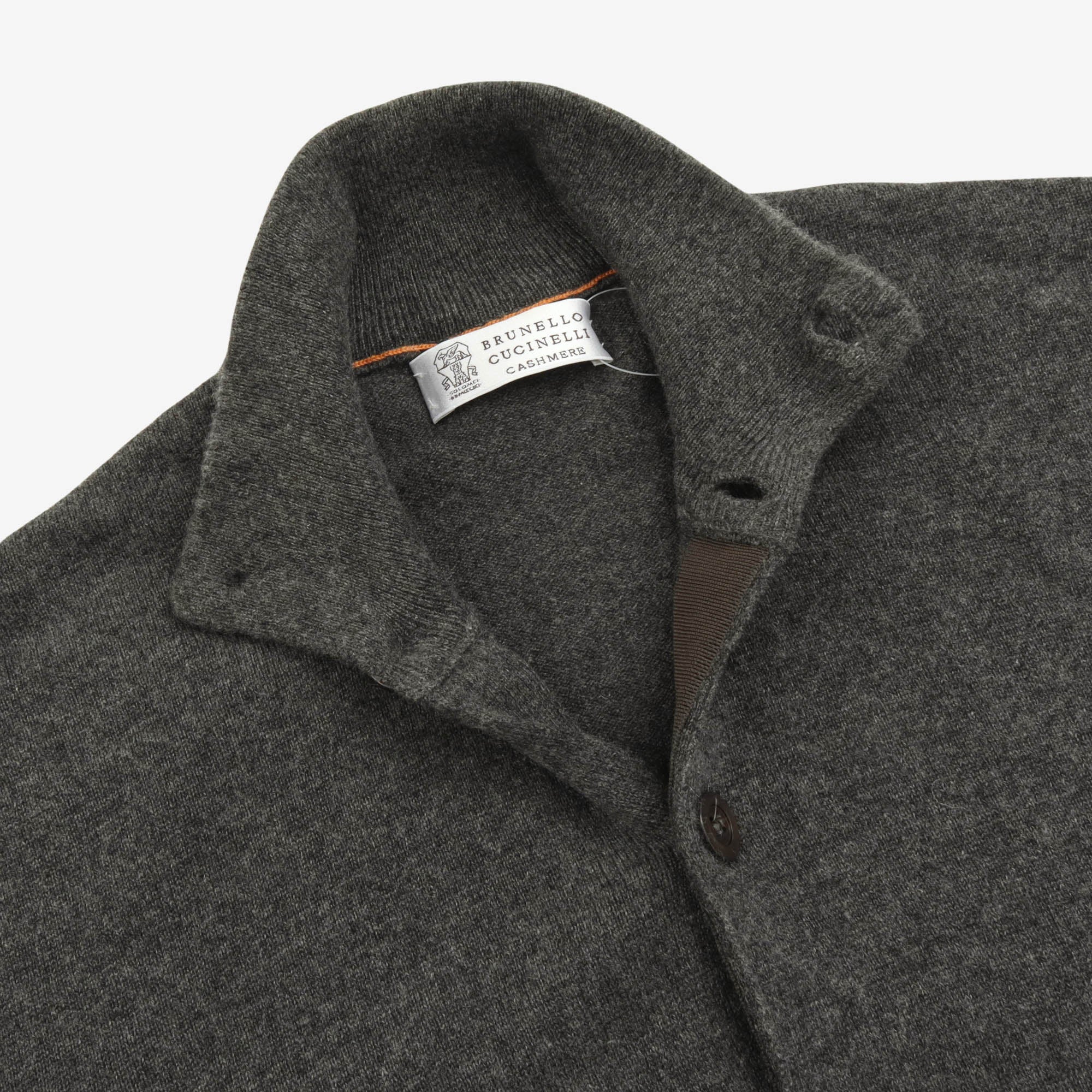 Rib Knit Cashmere Cardigan - Image 3
