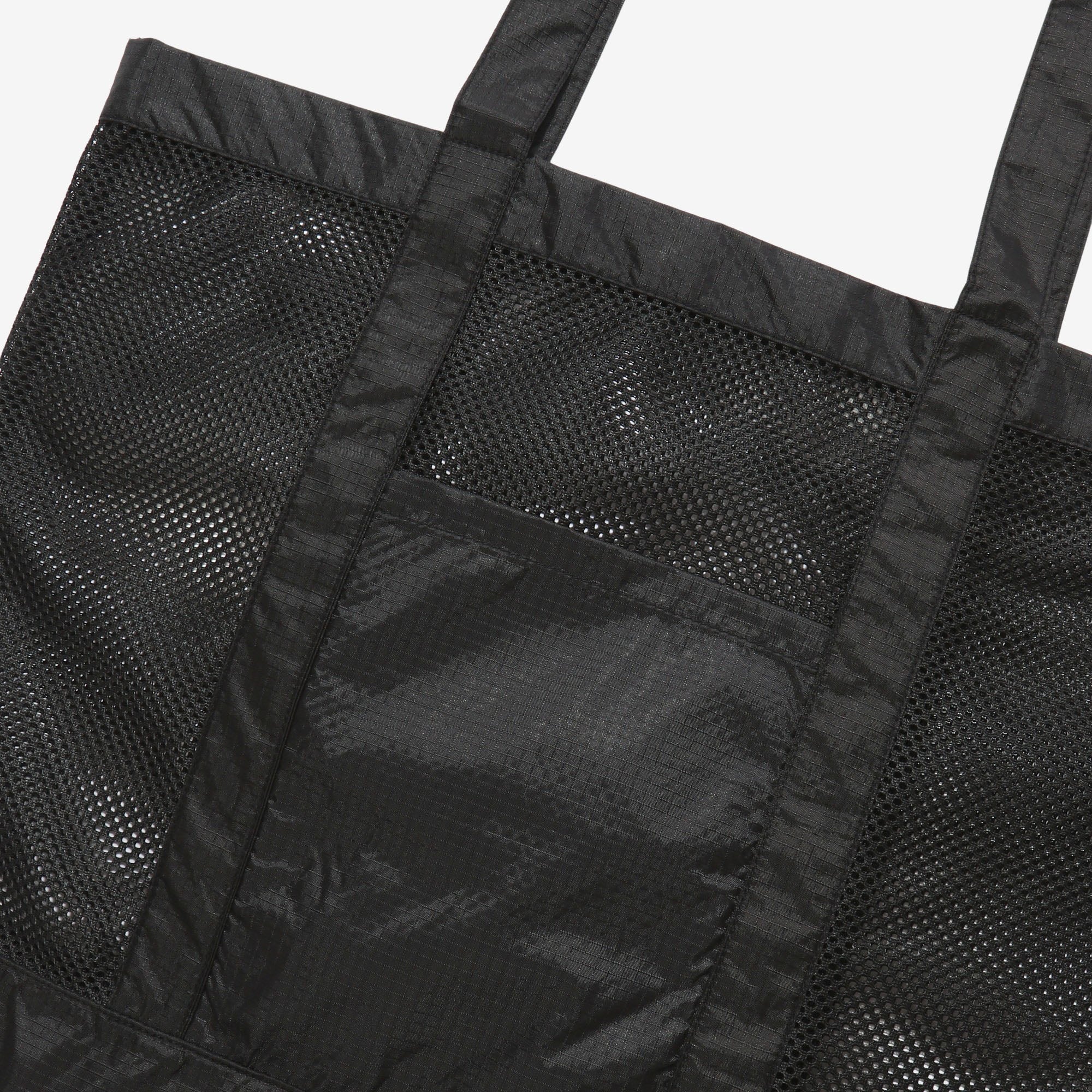 Rip Stop Mesh Tote Bag (Black) - Image 3