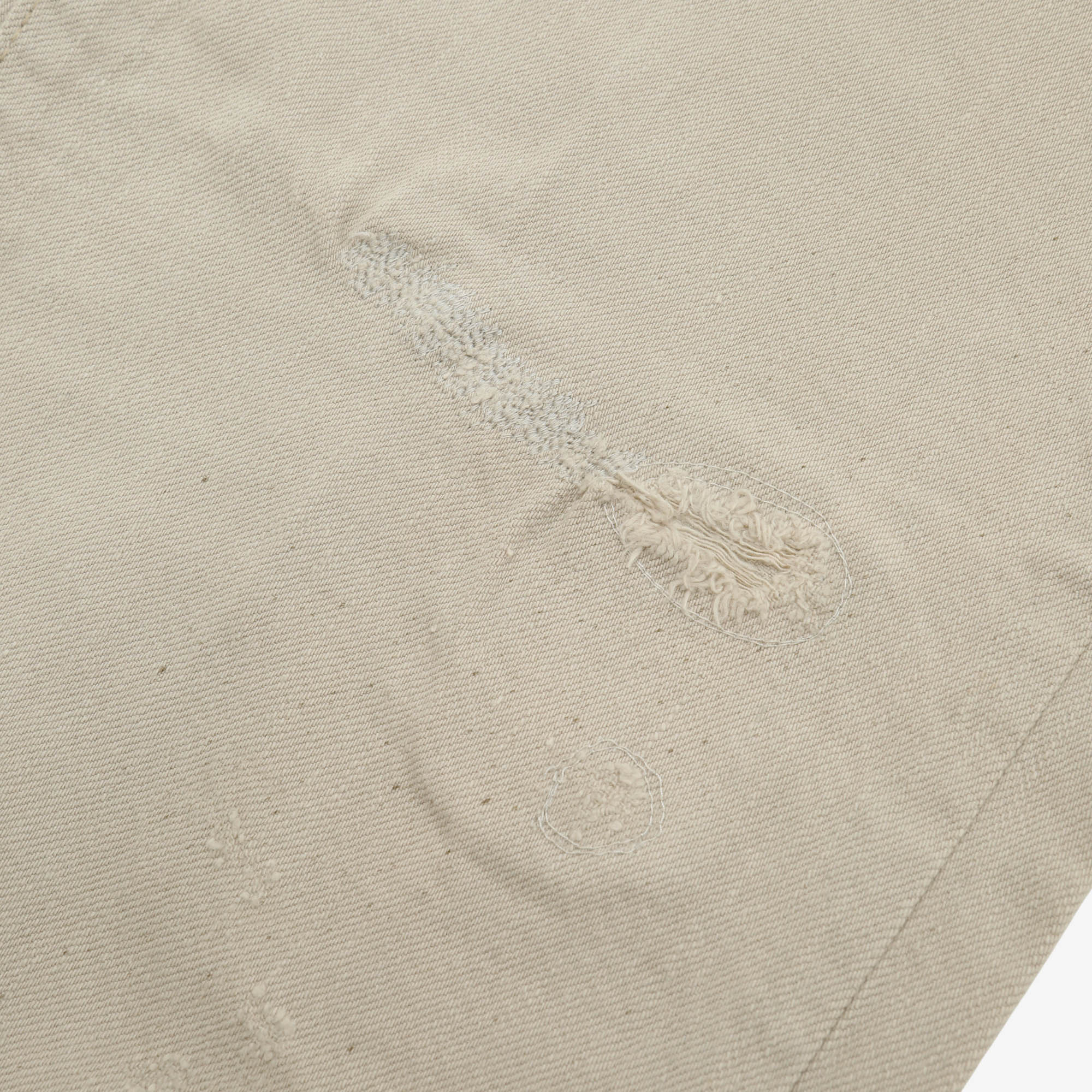 Selvedge Denim Used Ankle Cut Jeans (32W X 26.5L) - Image 4