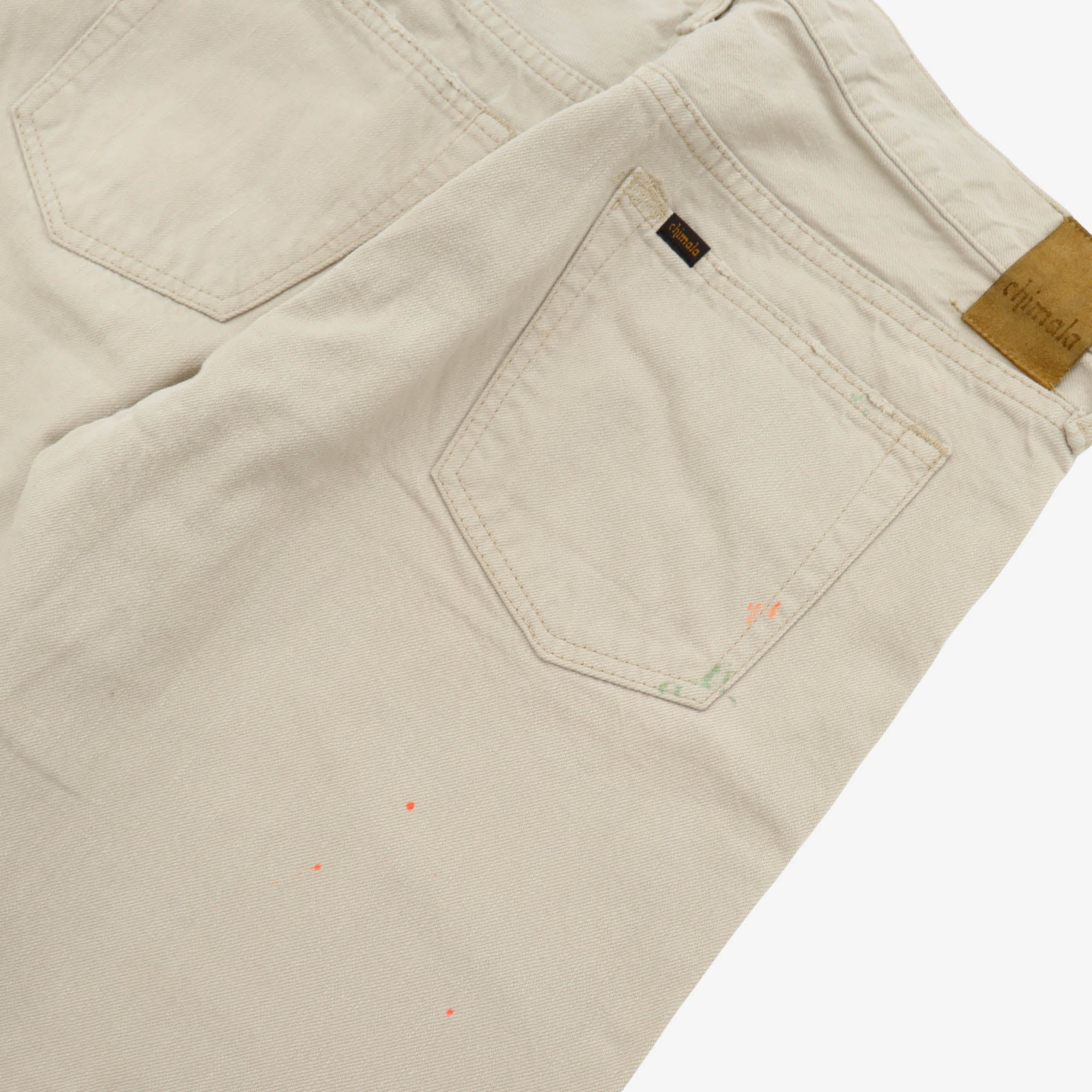 Selvedge Denim Used Ankle Cut Jeans (32W X 26.5L) - Image 5