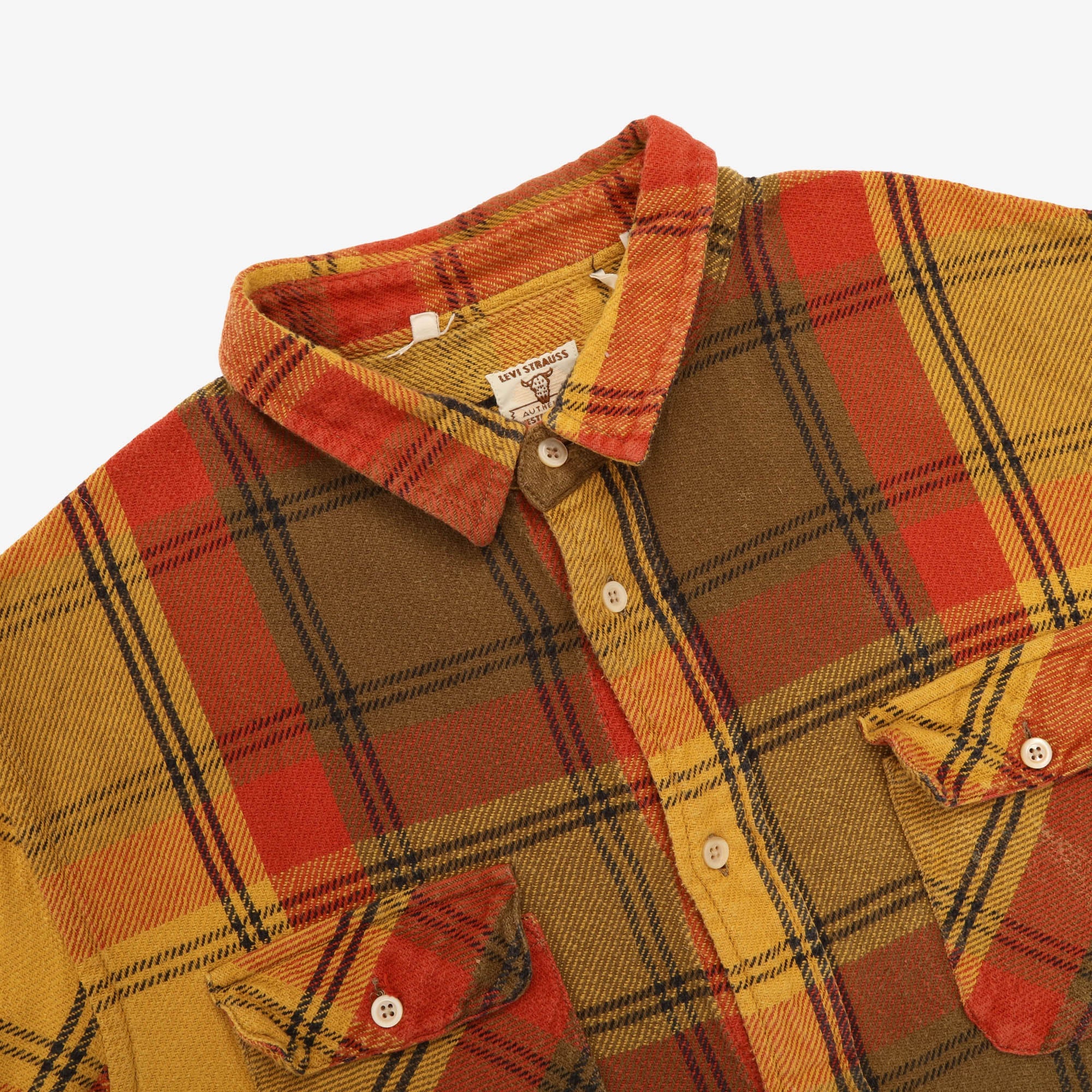 Short Horn Flannel Work Shirt - Image 3