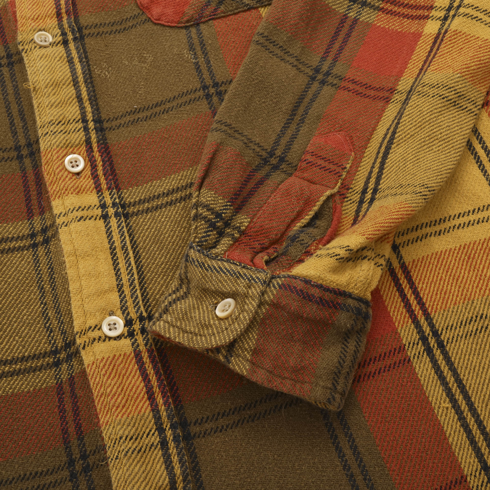 Short Horn Flannel Work Shirt - Image 6