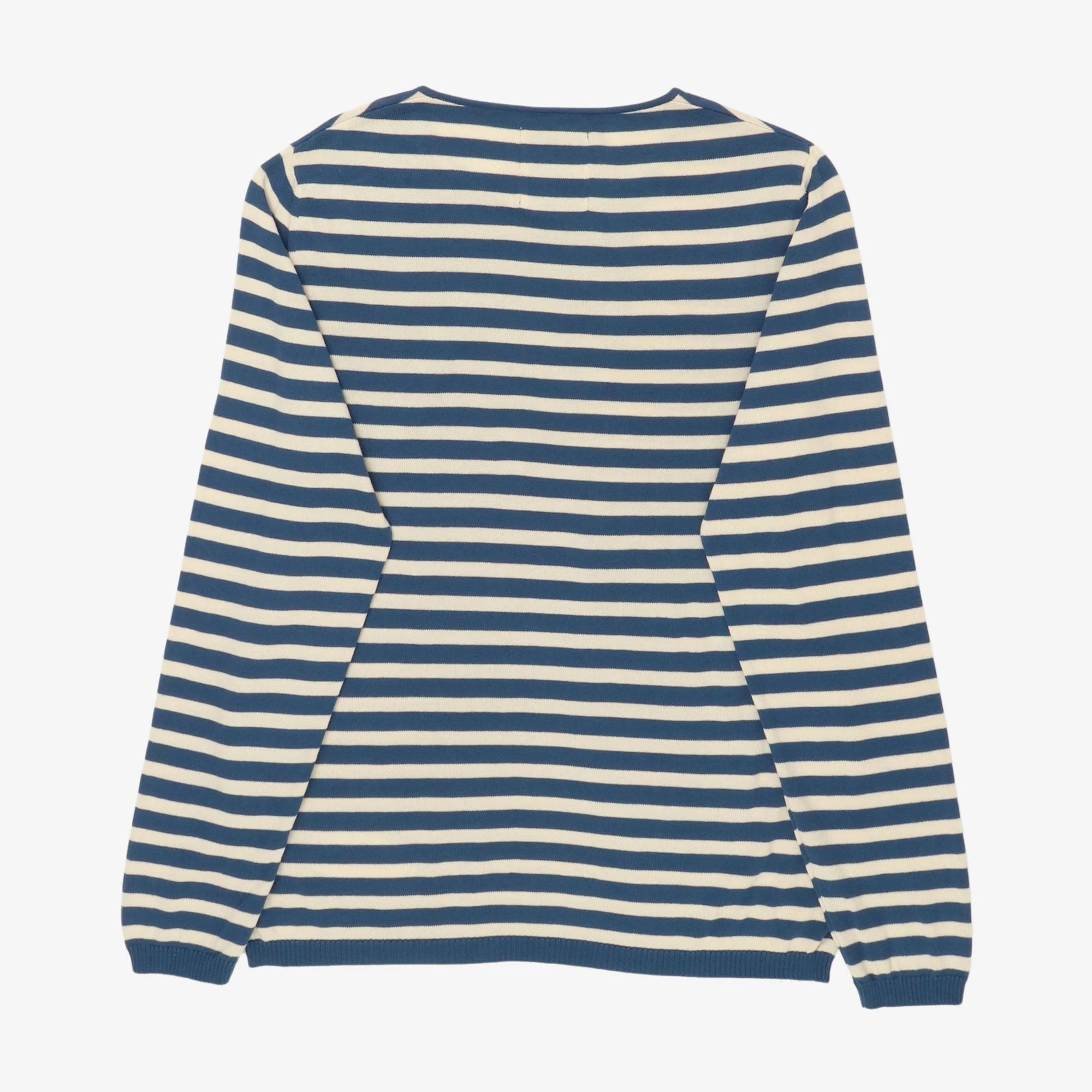 Side Button Striped LS Tee - Image 2