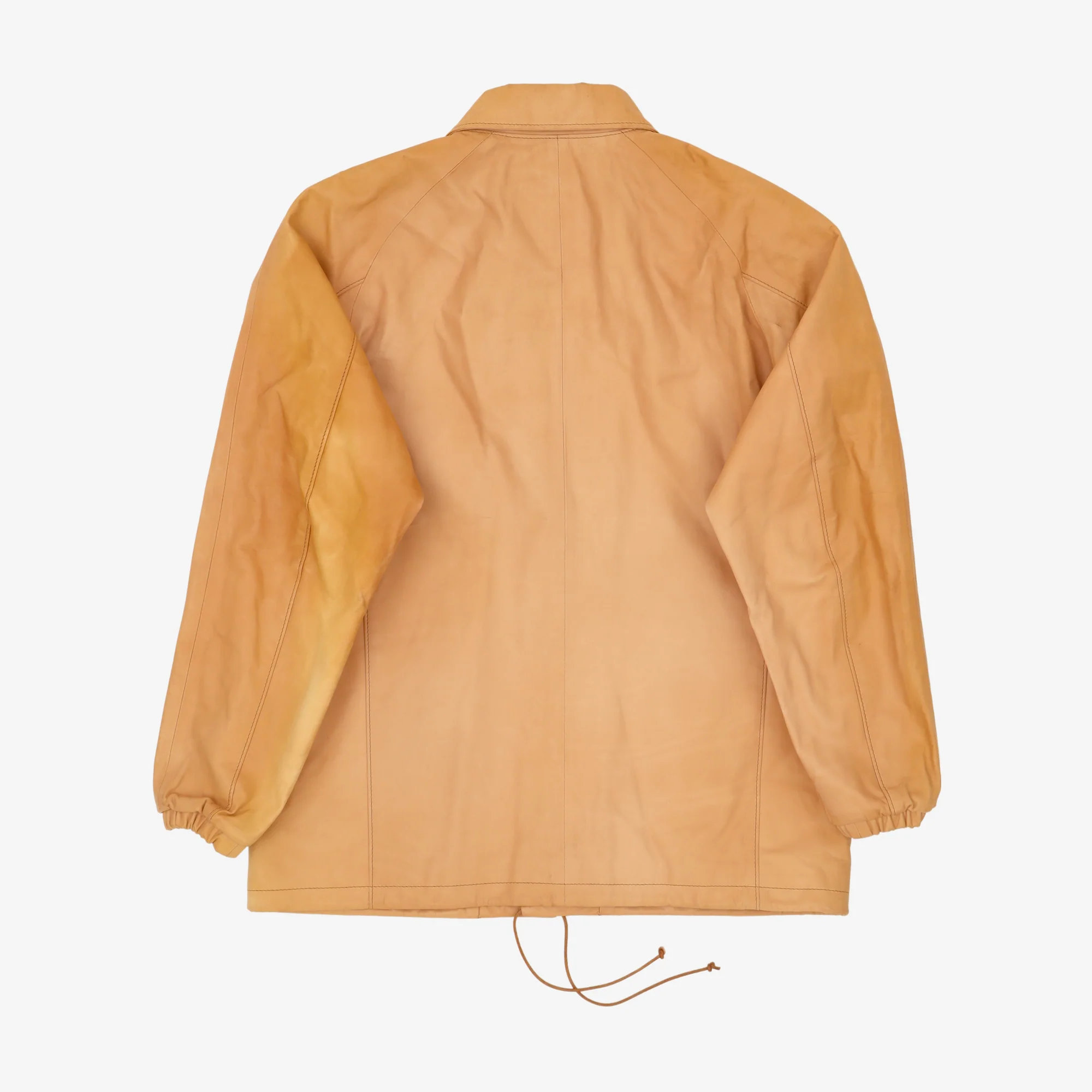 SJ01 Leather Coaching Jacket - Image 2