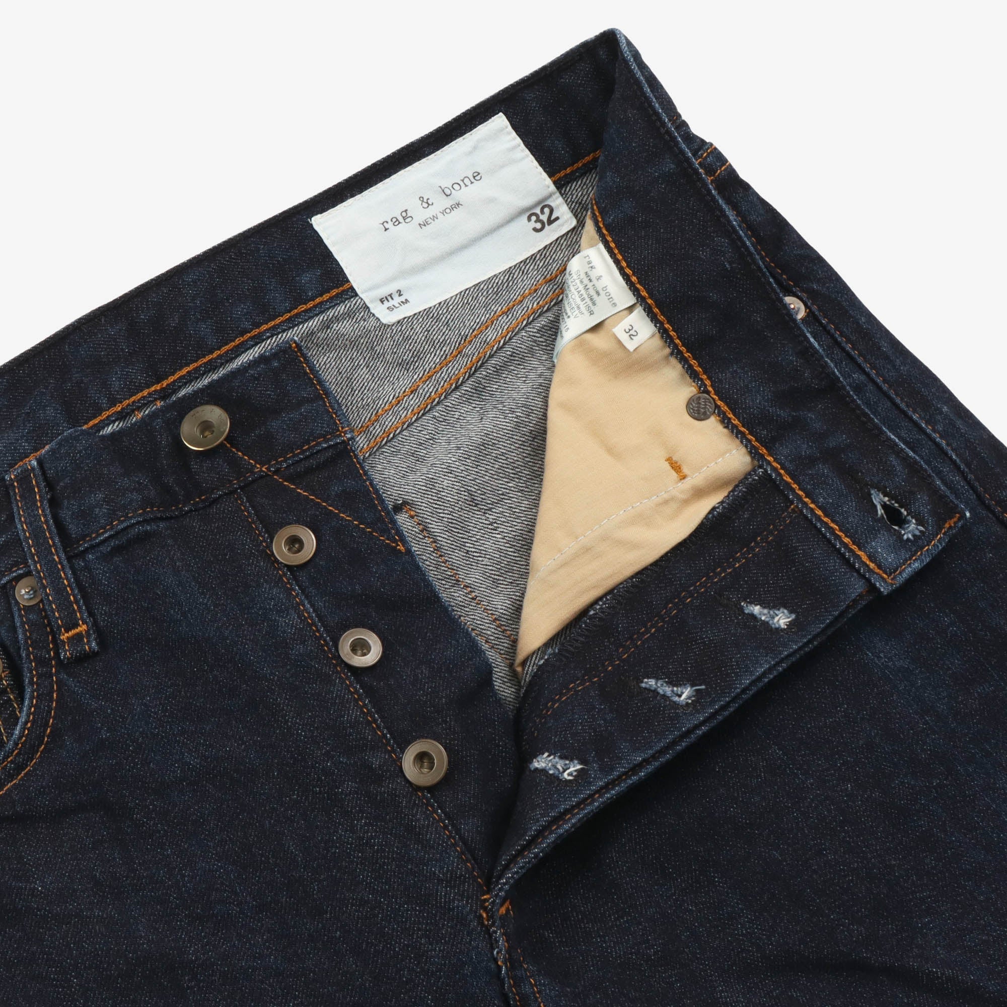 Slim Fit 2 Selvedge Denim - Image 3
