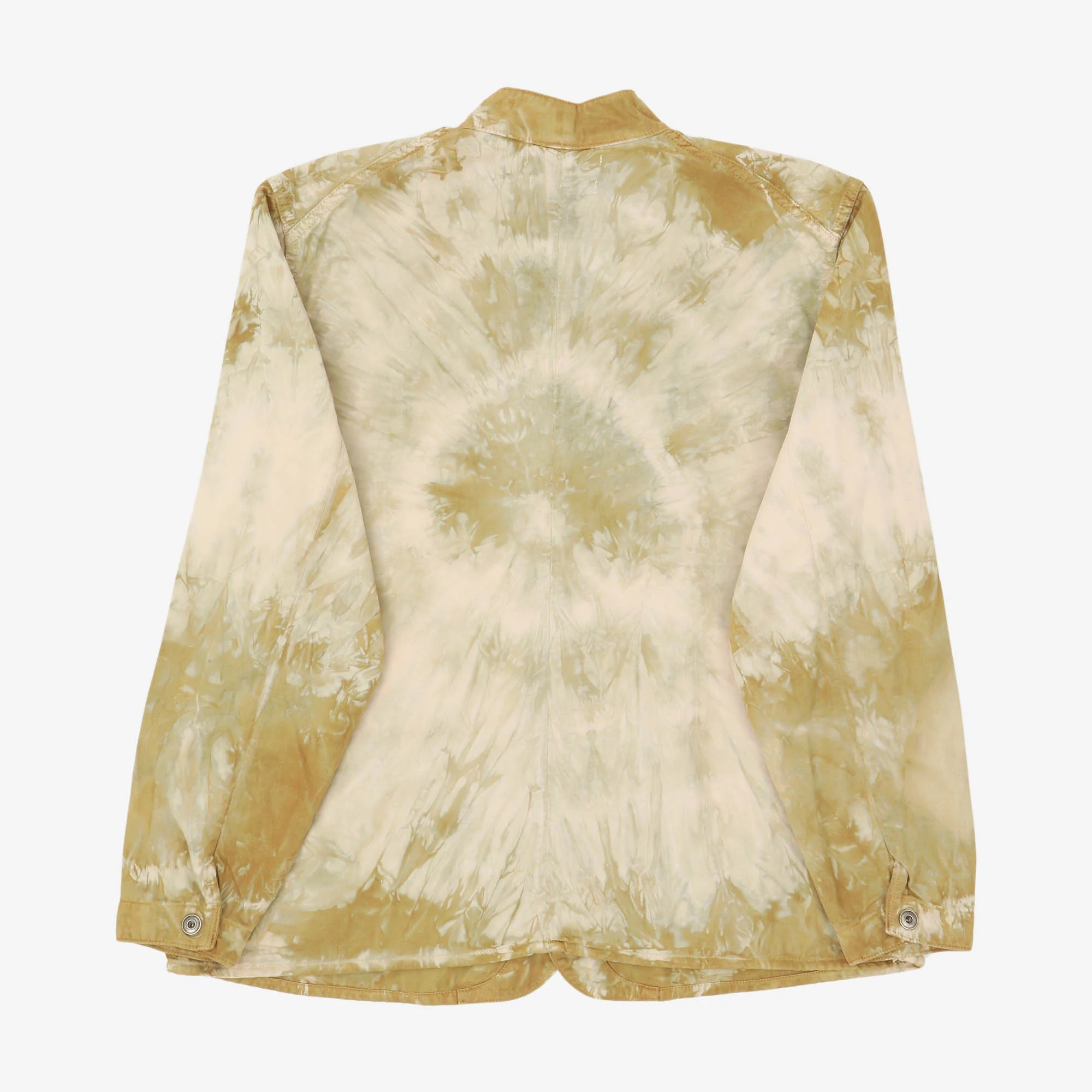 Stand Collar Tie Dye Chore Jacket - Image 2