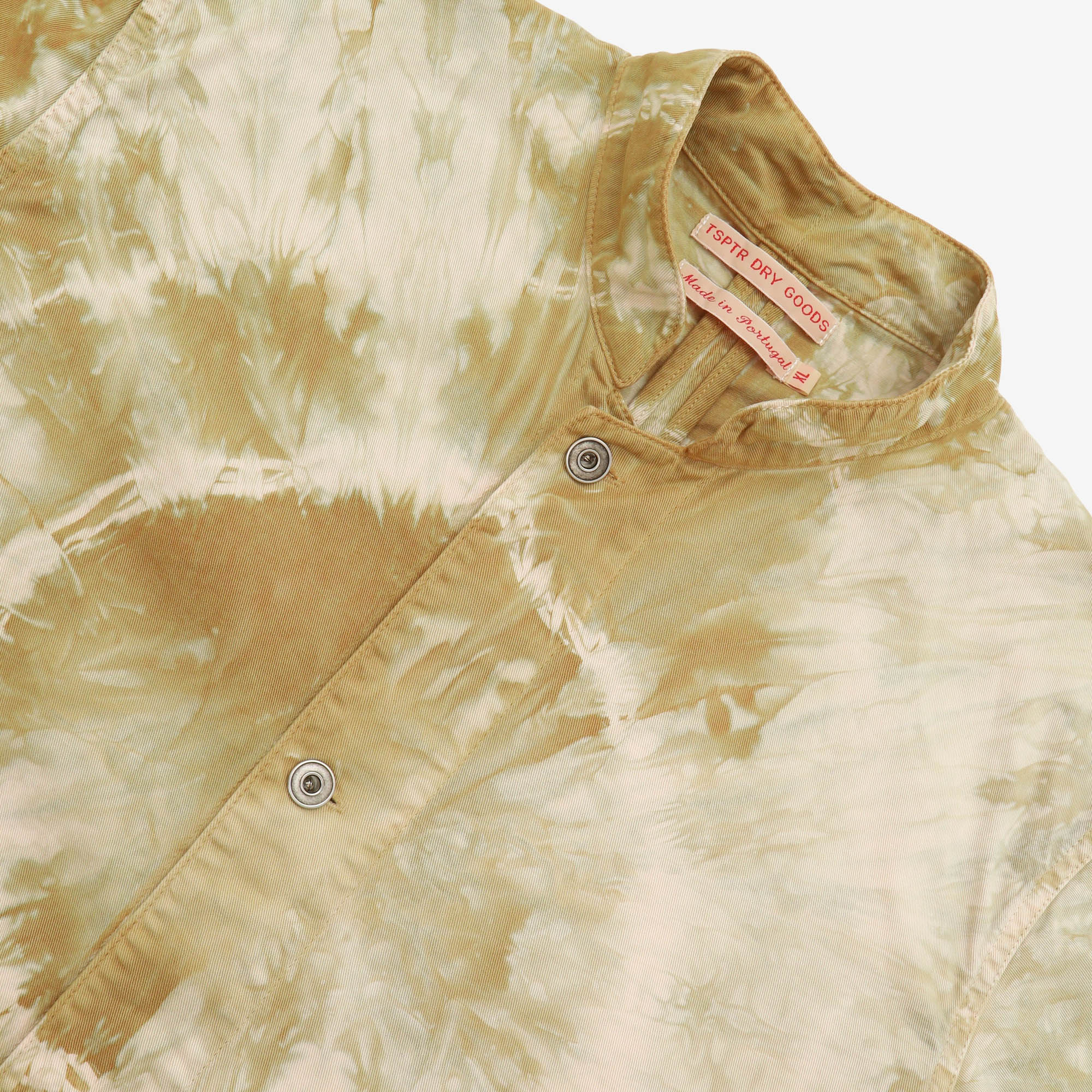 Stand Collar Tie Dye Chore Jacket - Image 3