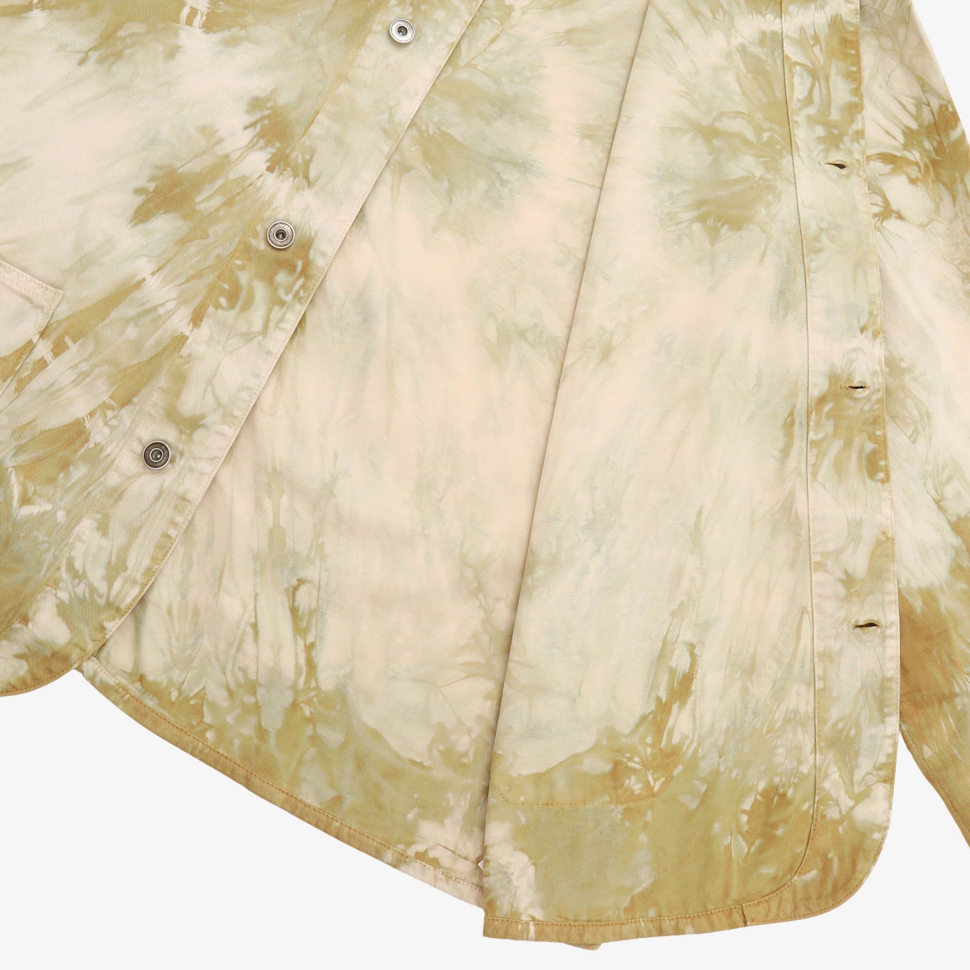 Stand Collar Tie Dye Chore Jacket - Image 4