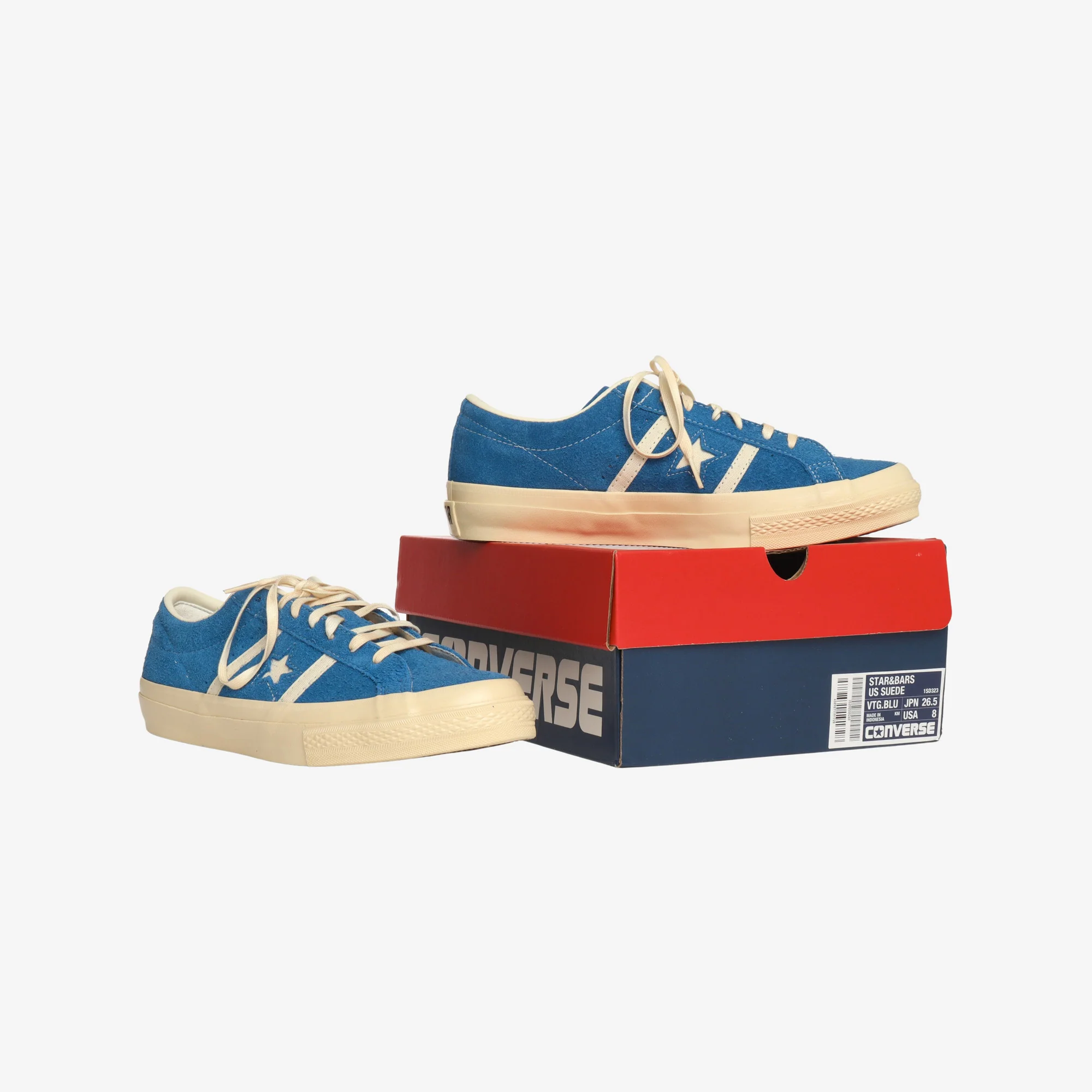 Star & Bars Suede Sneakers - Image 2