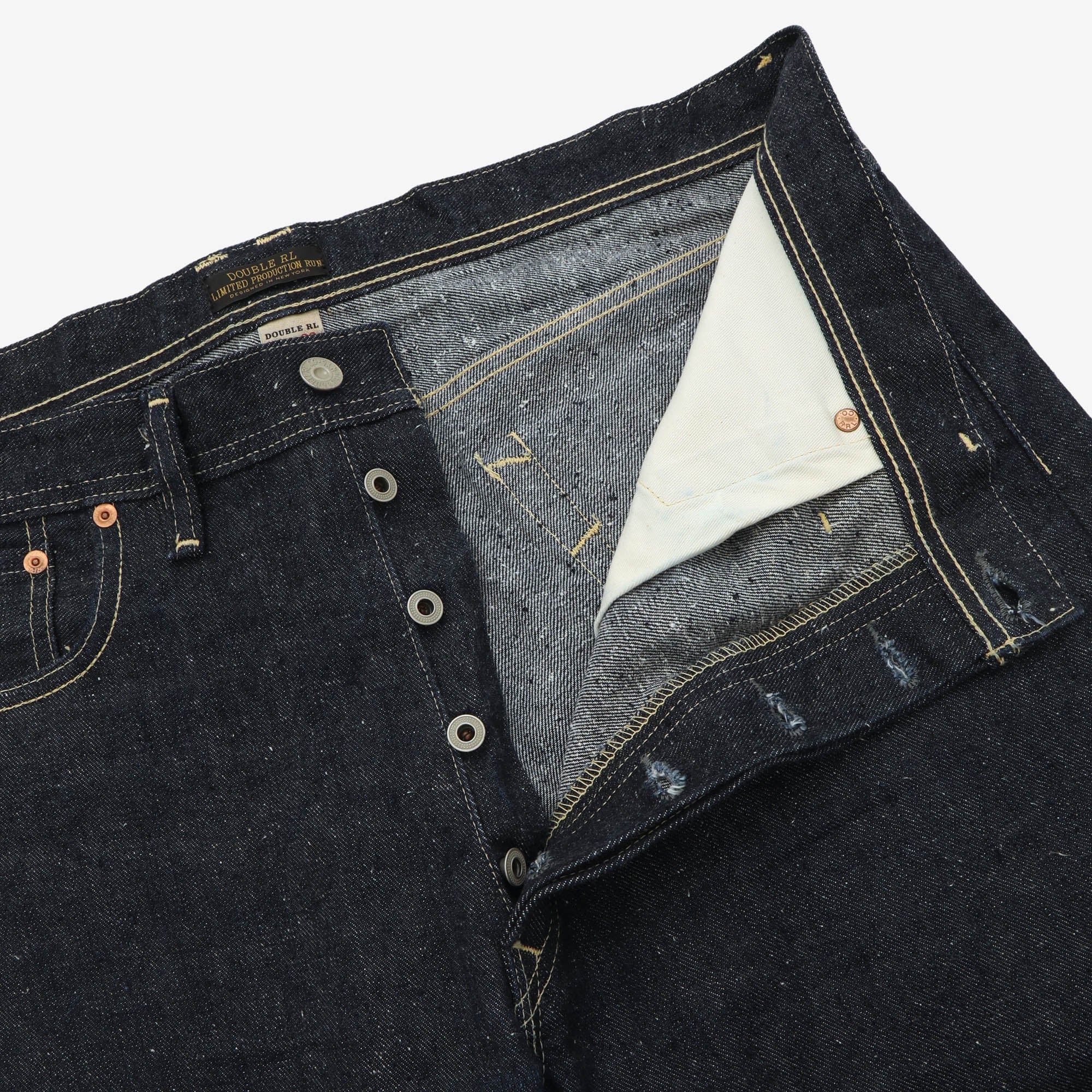 Straight Leg Japanese Selvedge Jeans (39W X 25L) - Image 3