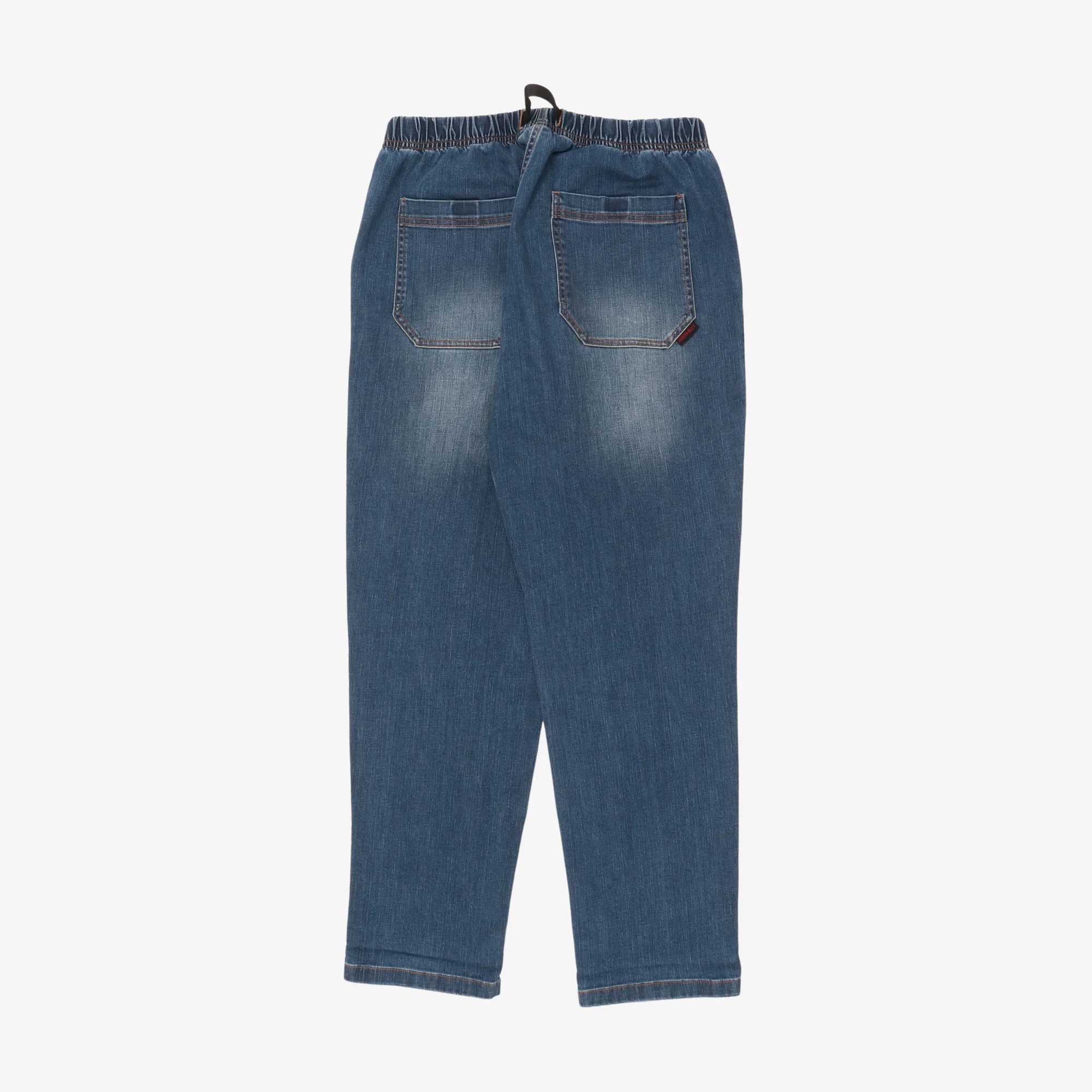 Stretch Denim Loose Tapered Pants - Image 2