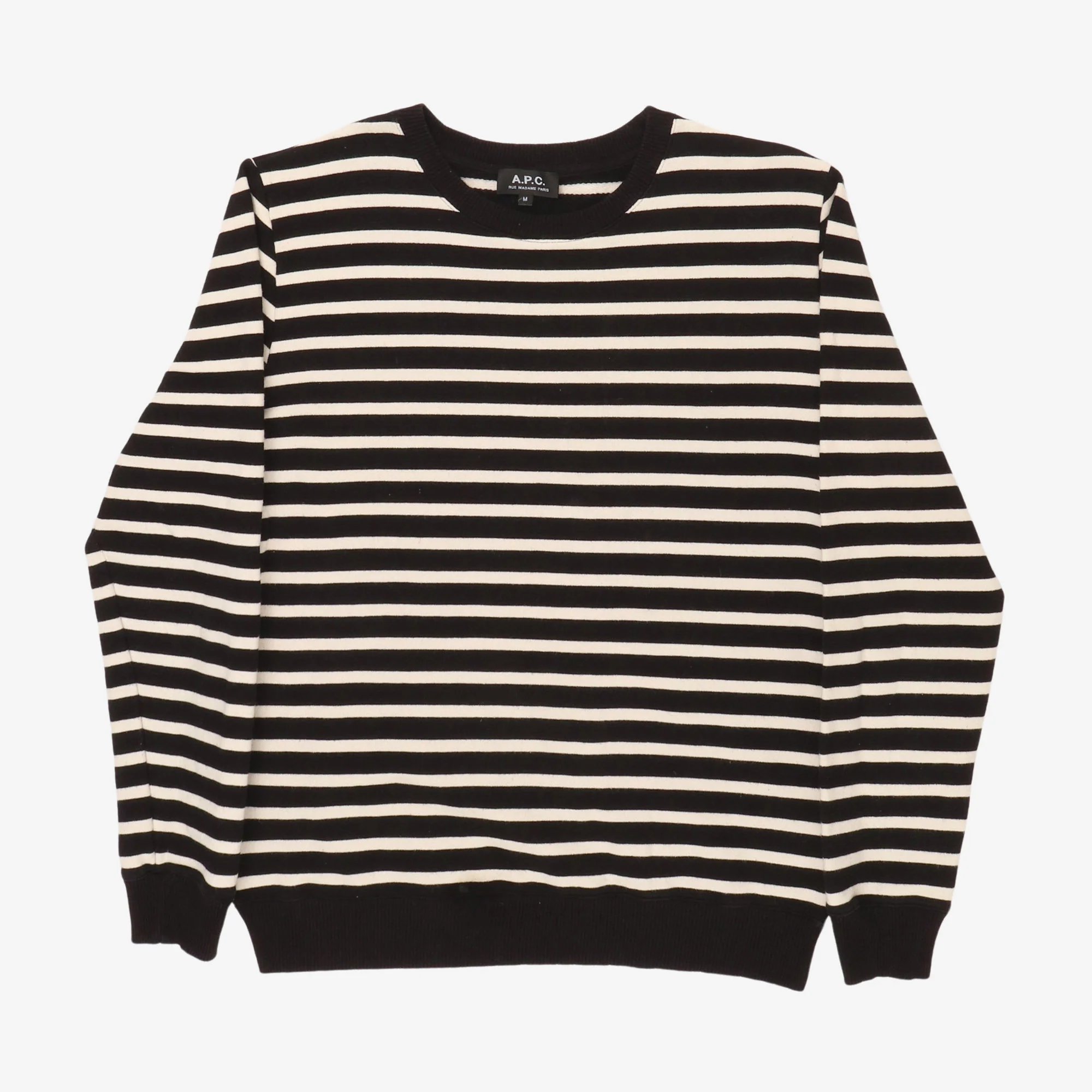 Striped Crewneck Sweatshirt