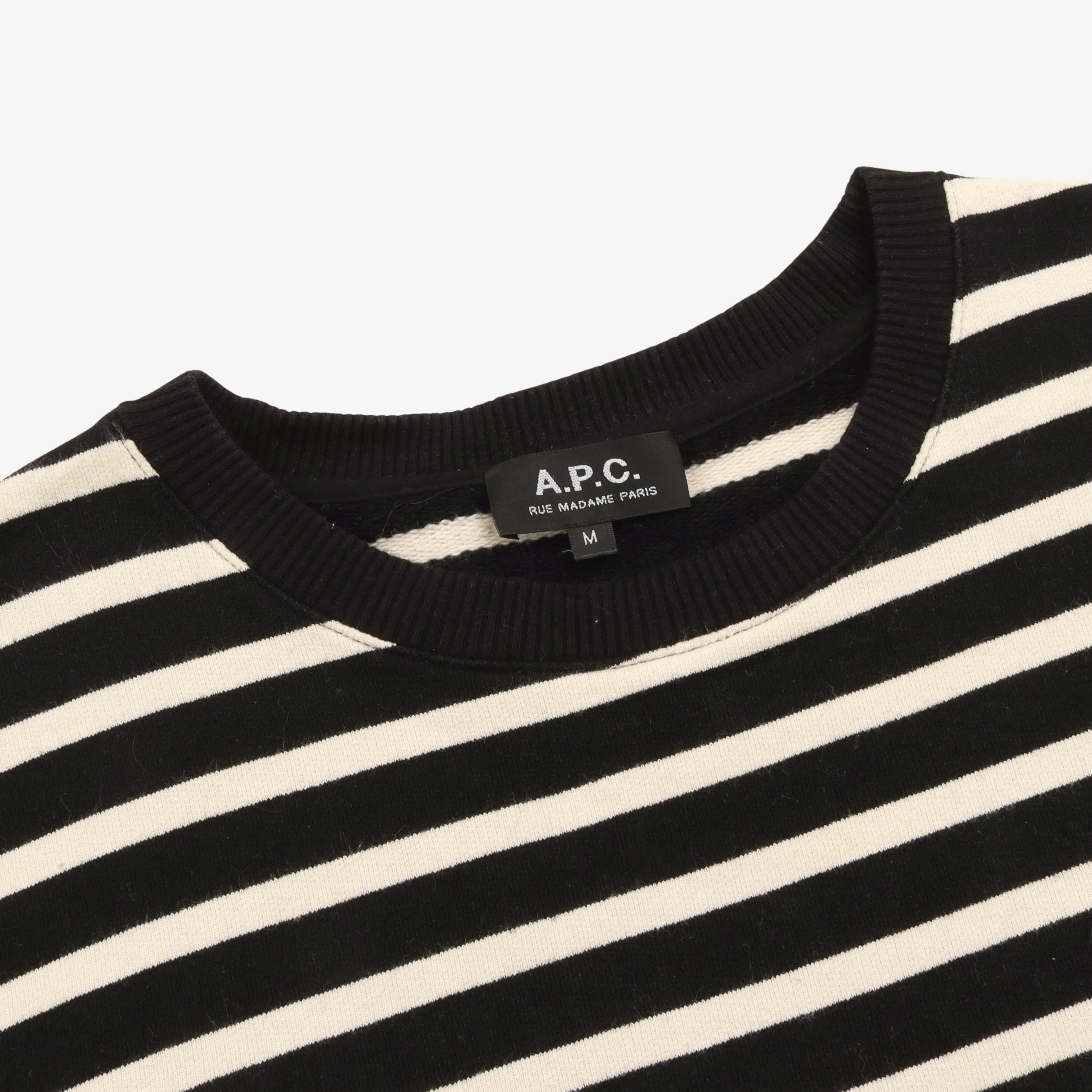Striped Crewneck Sweatshirt - Image 3
