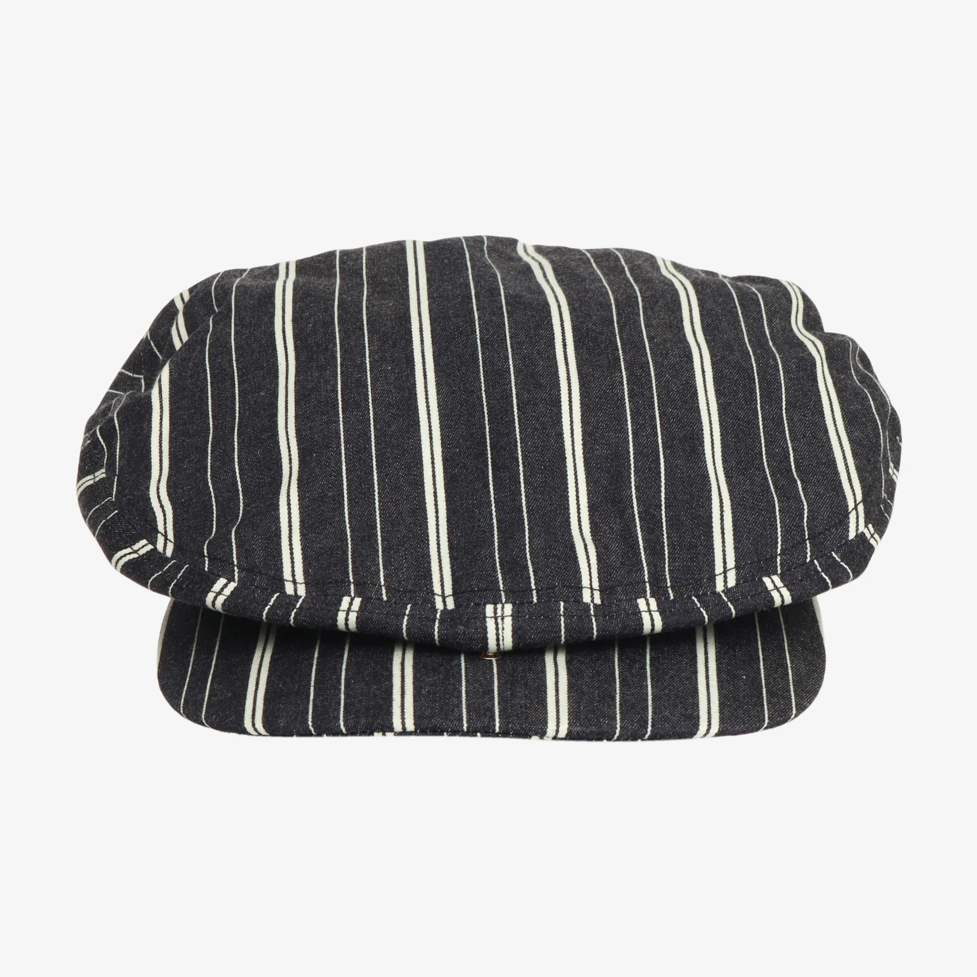Striped Flat Cap