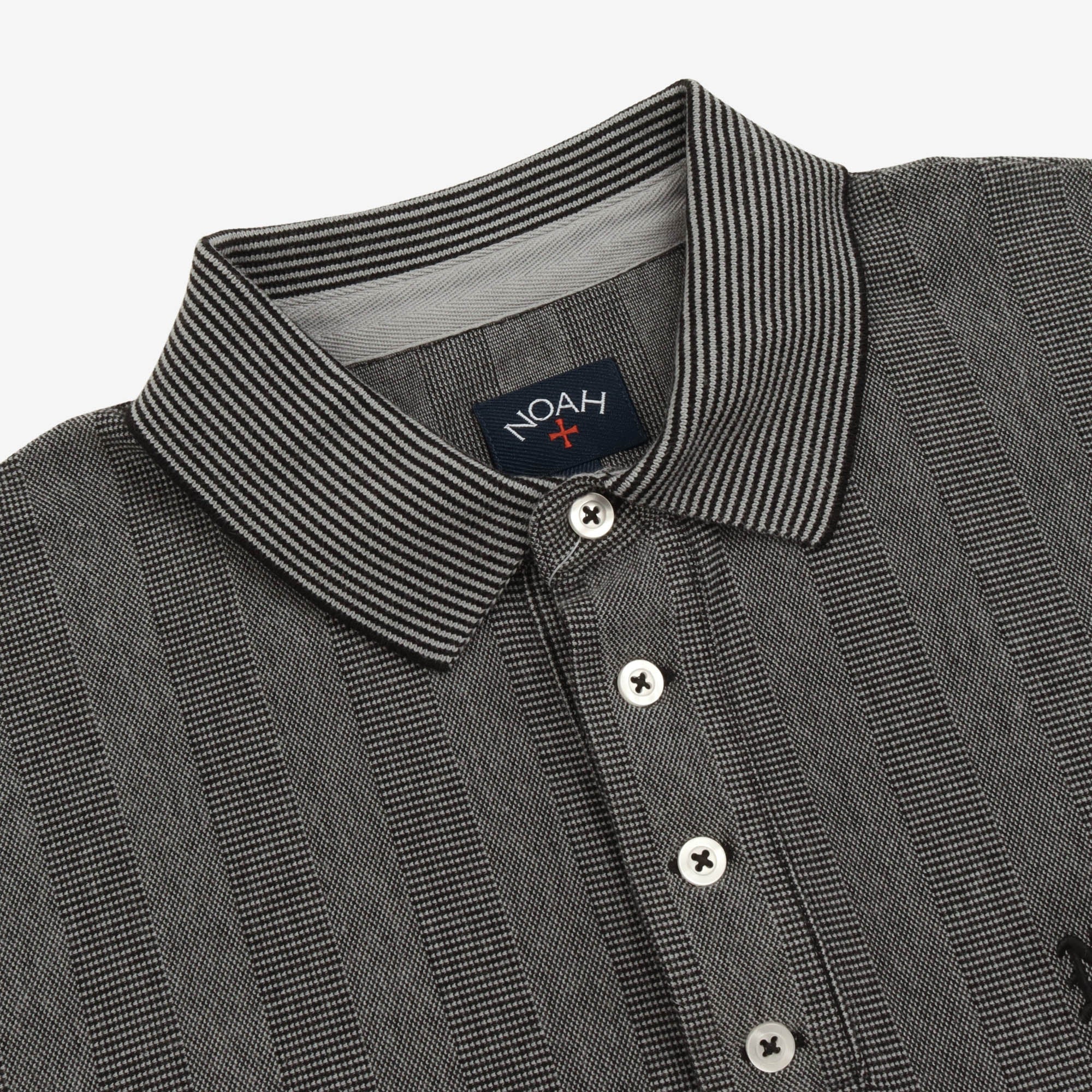 Striped LS Pique Polo - Image 3
