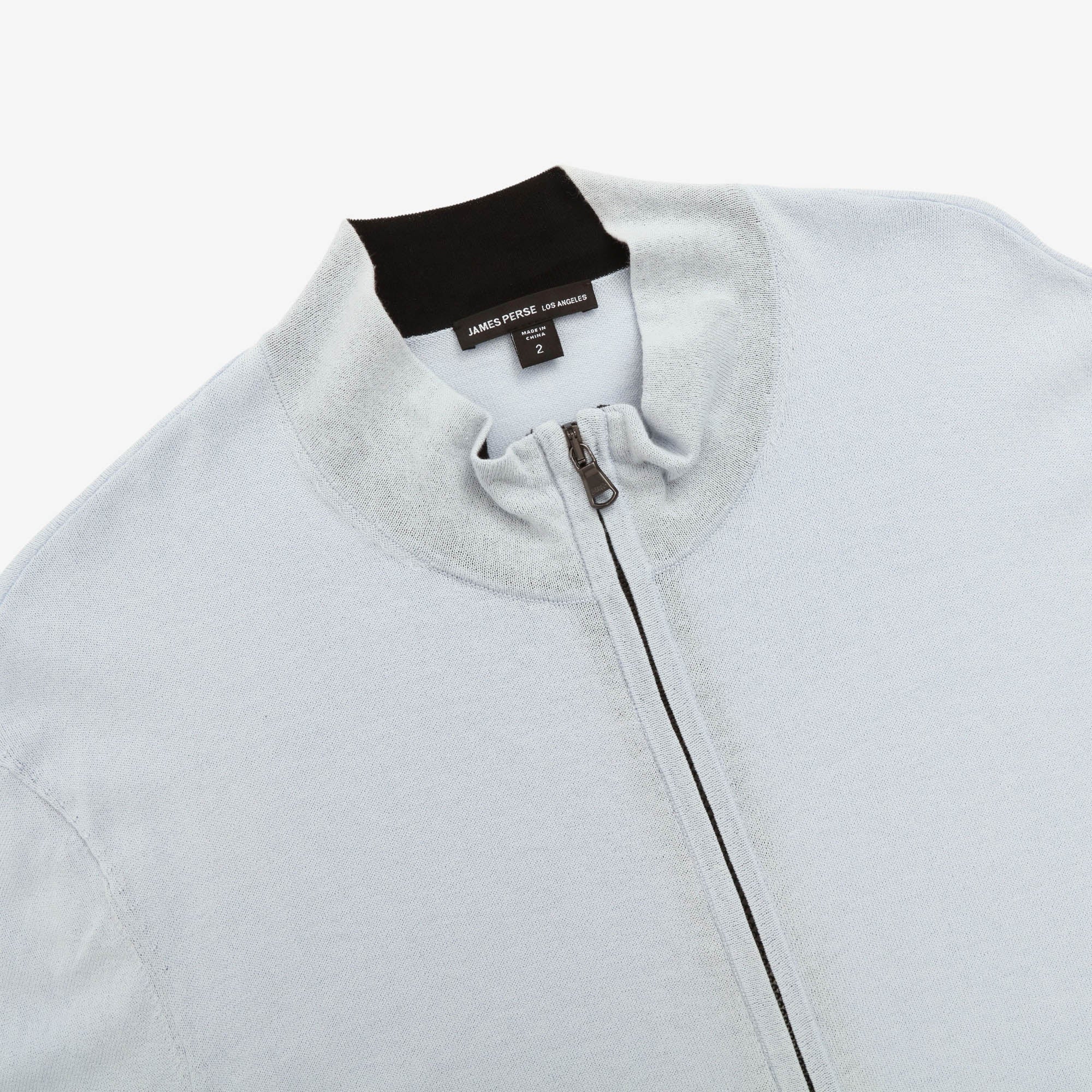 Striped Zip Up Cardigan - Image 3