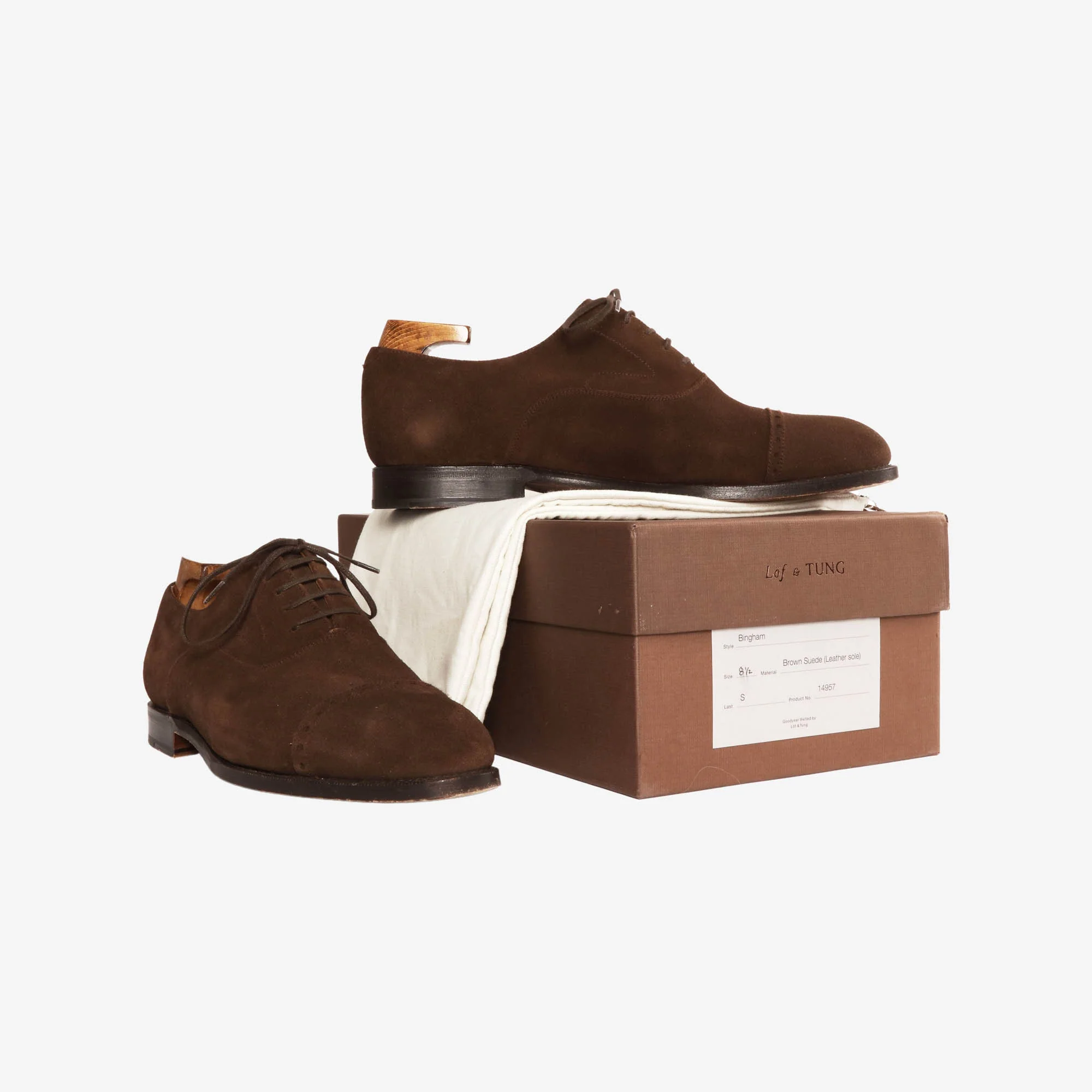 Suede Bingham Oxfords + Trees - Image 2