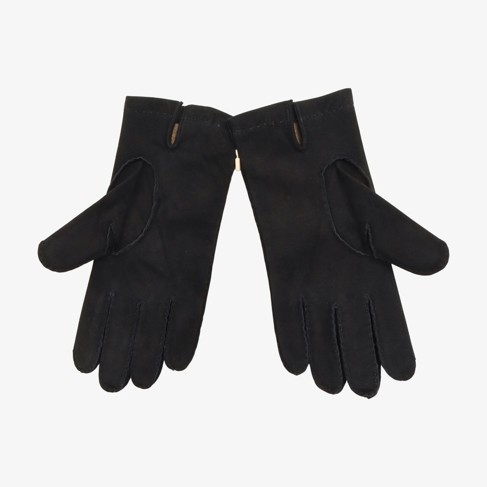 Suede Cashmere Lined Gloves - Image 2