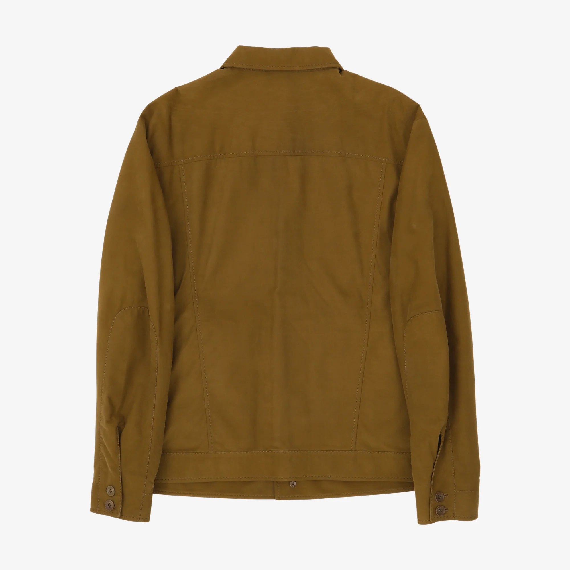 Suede Front Button Jacket - Image 2