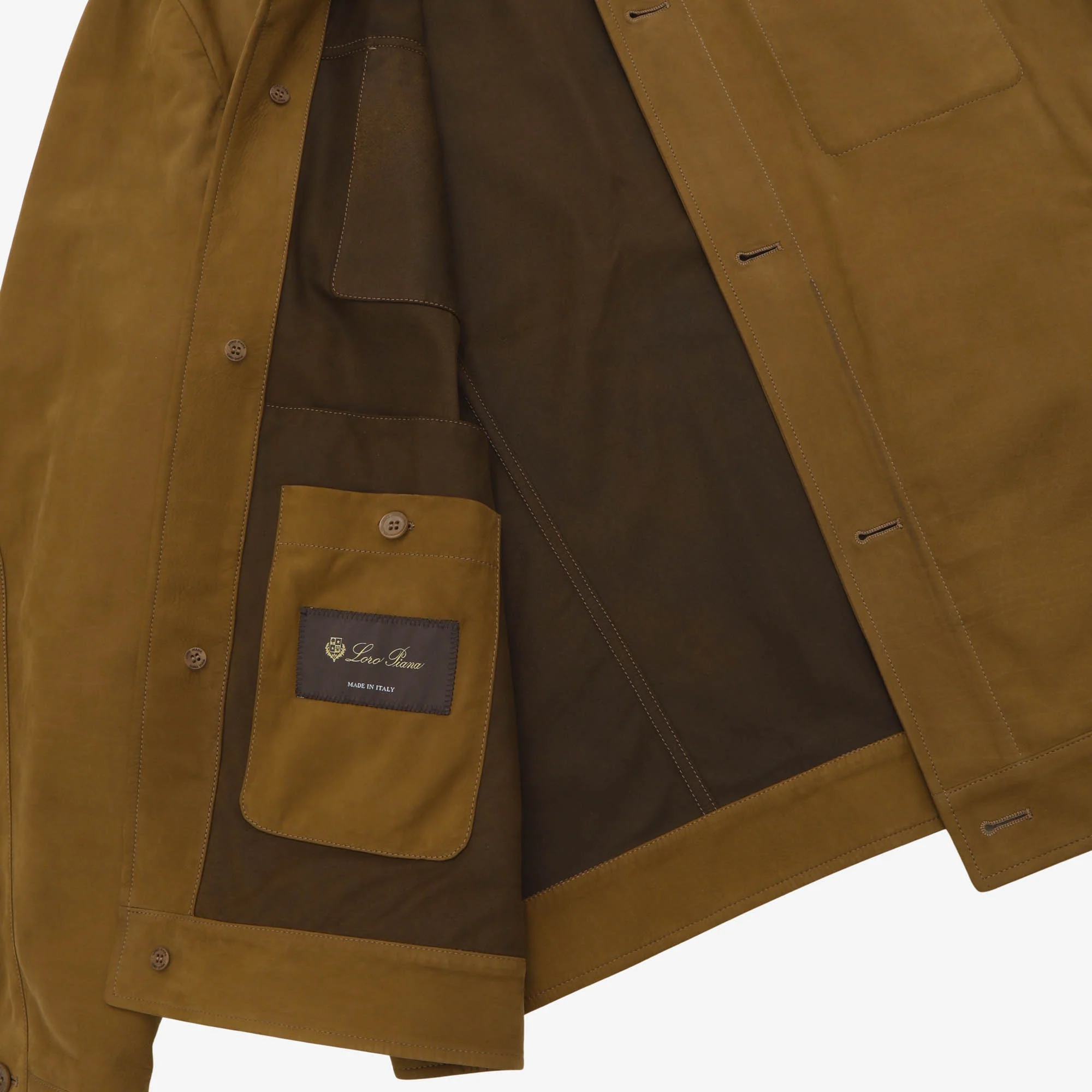 Suede Front Button Jacket - Image 4
