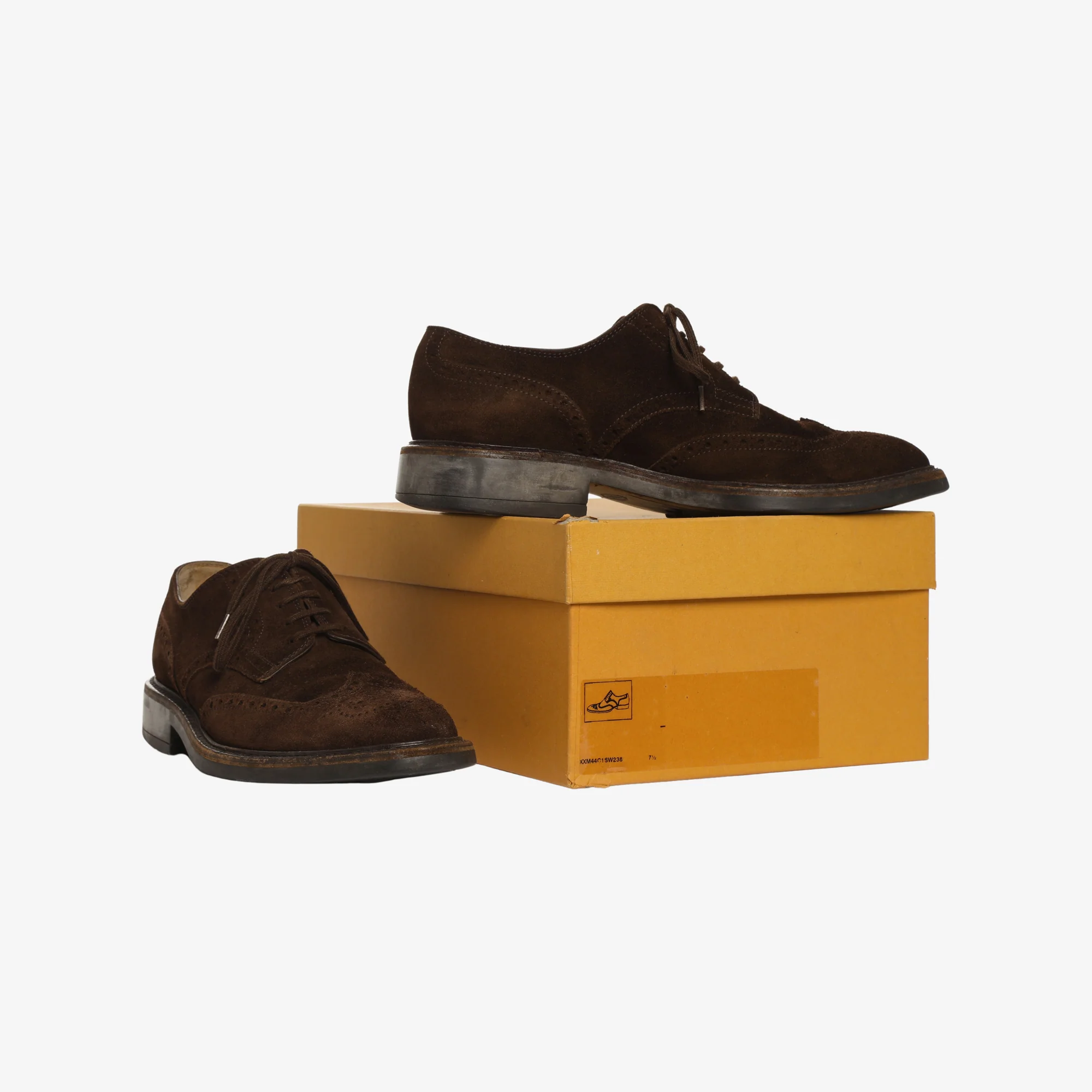 Suede Lace Up Brogues - Image 2