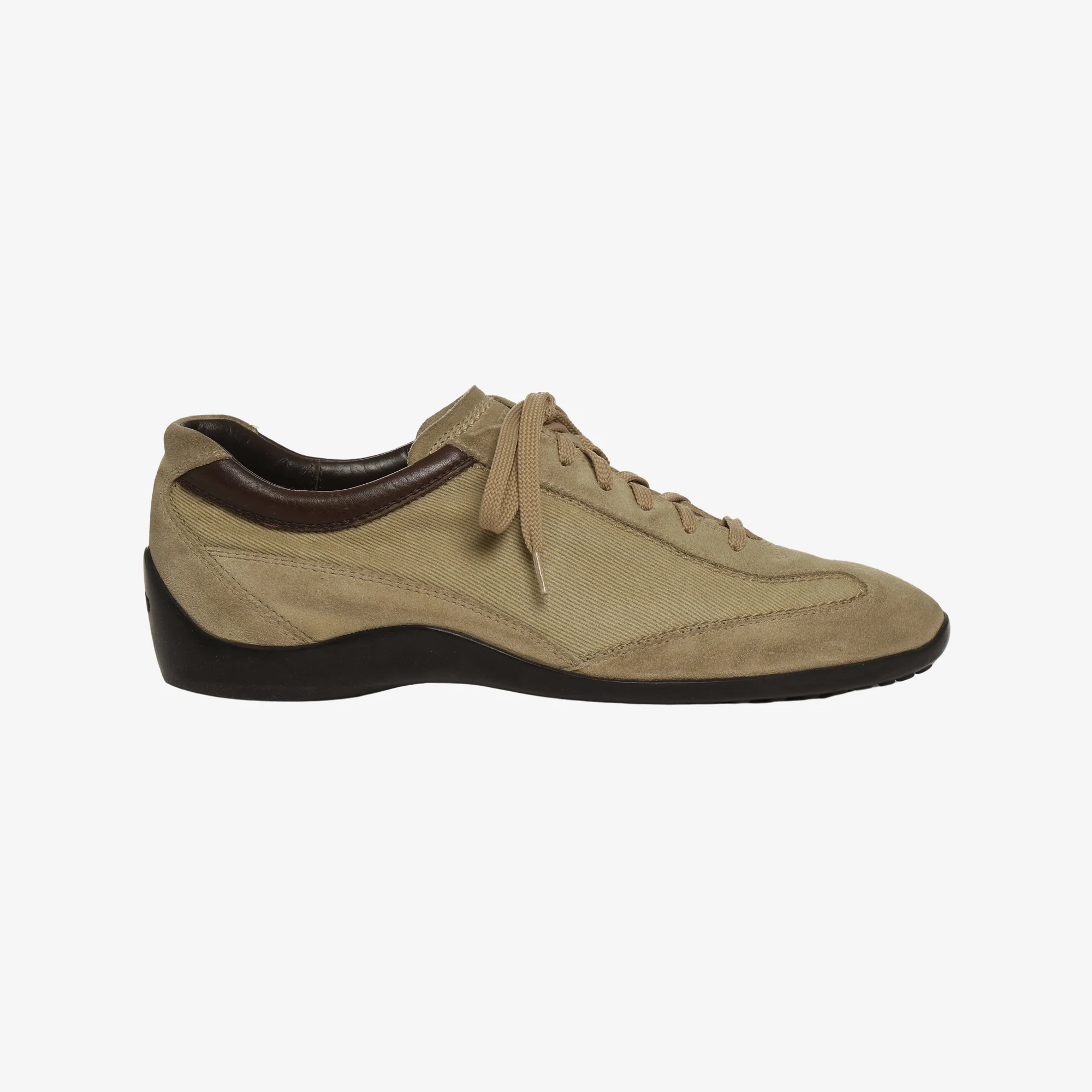 Suede Twill Sneakers
