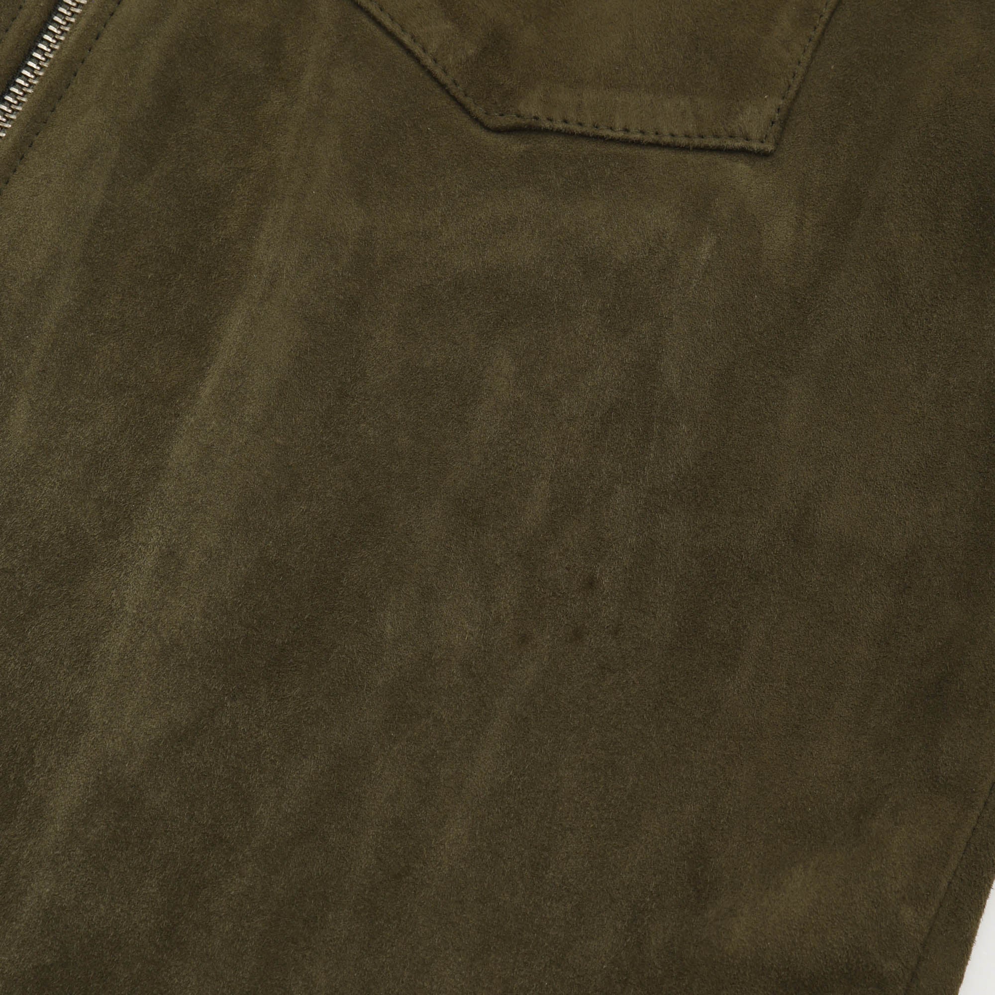 Suede Zip Overshirt - Image 4