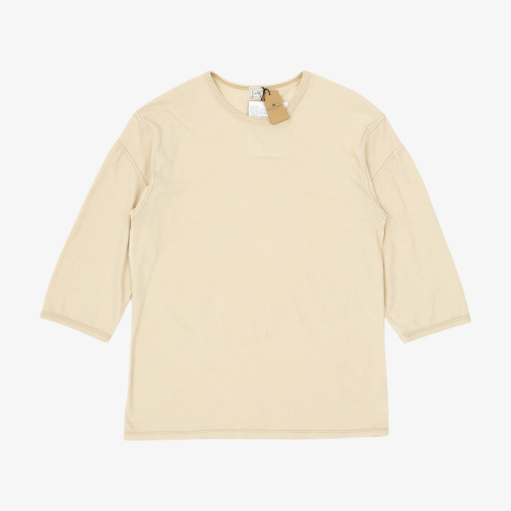 Supima 3/4 Sleeve Crew Tee