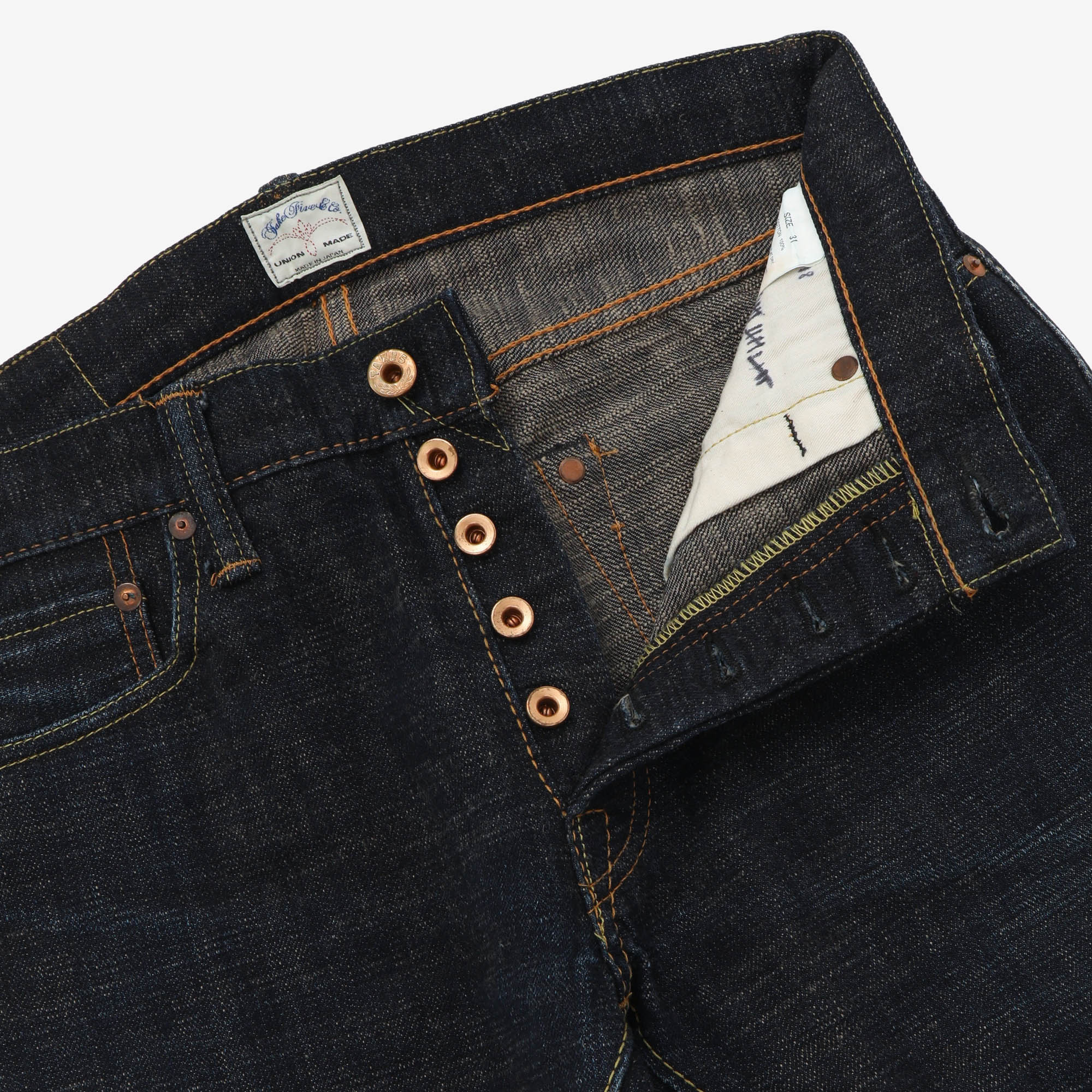T5-007 Slim Fit Selvedge Jeans (31W X 31L) - Image 3