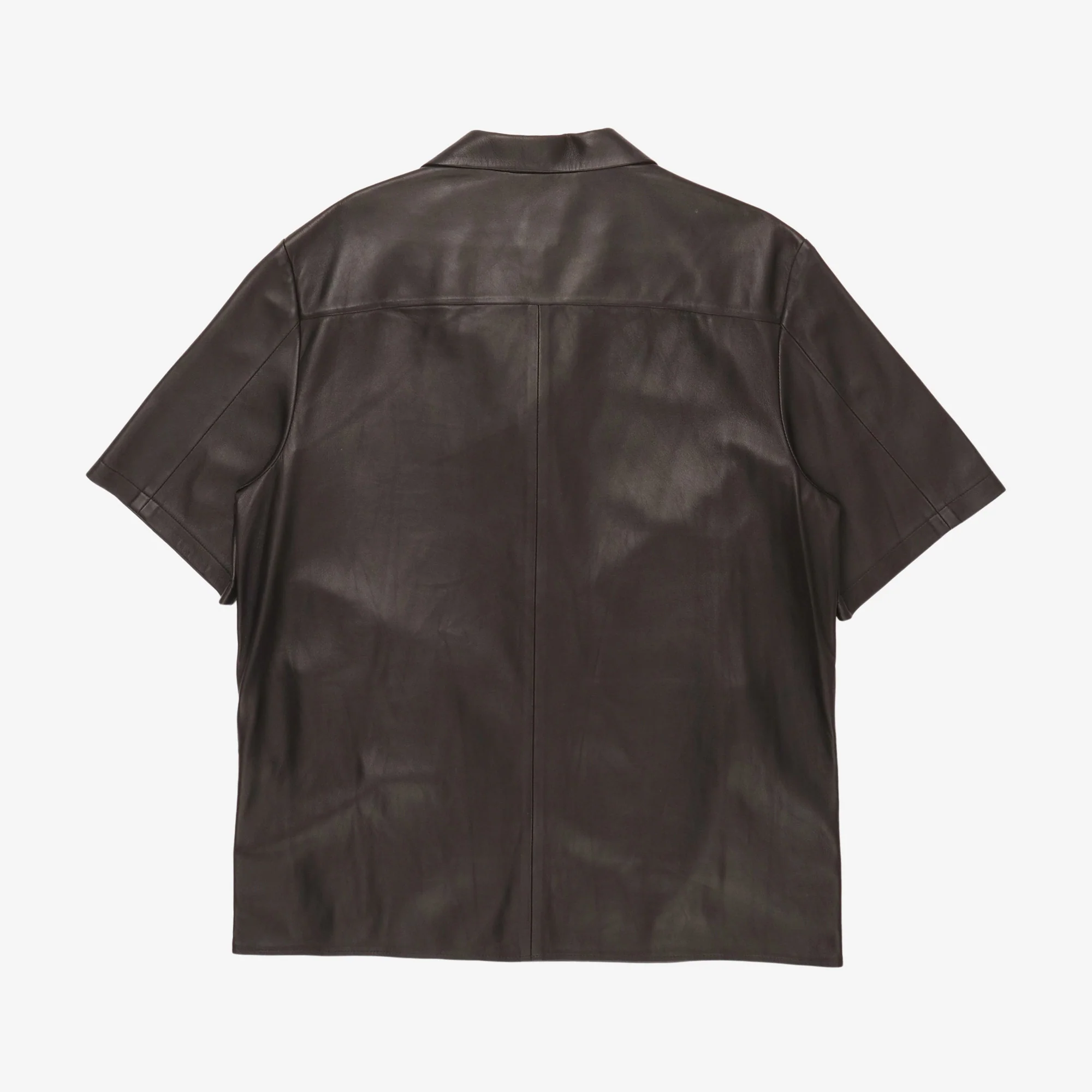 Textured Leather Shirt - Image 2