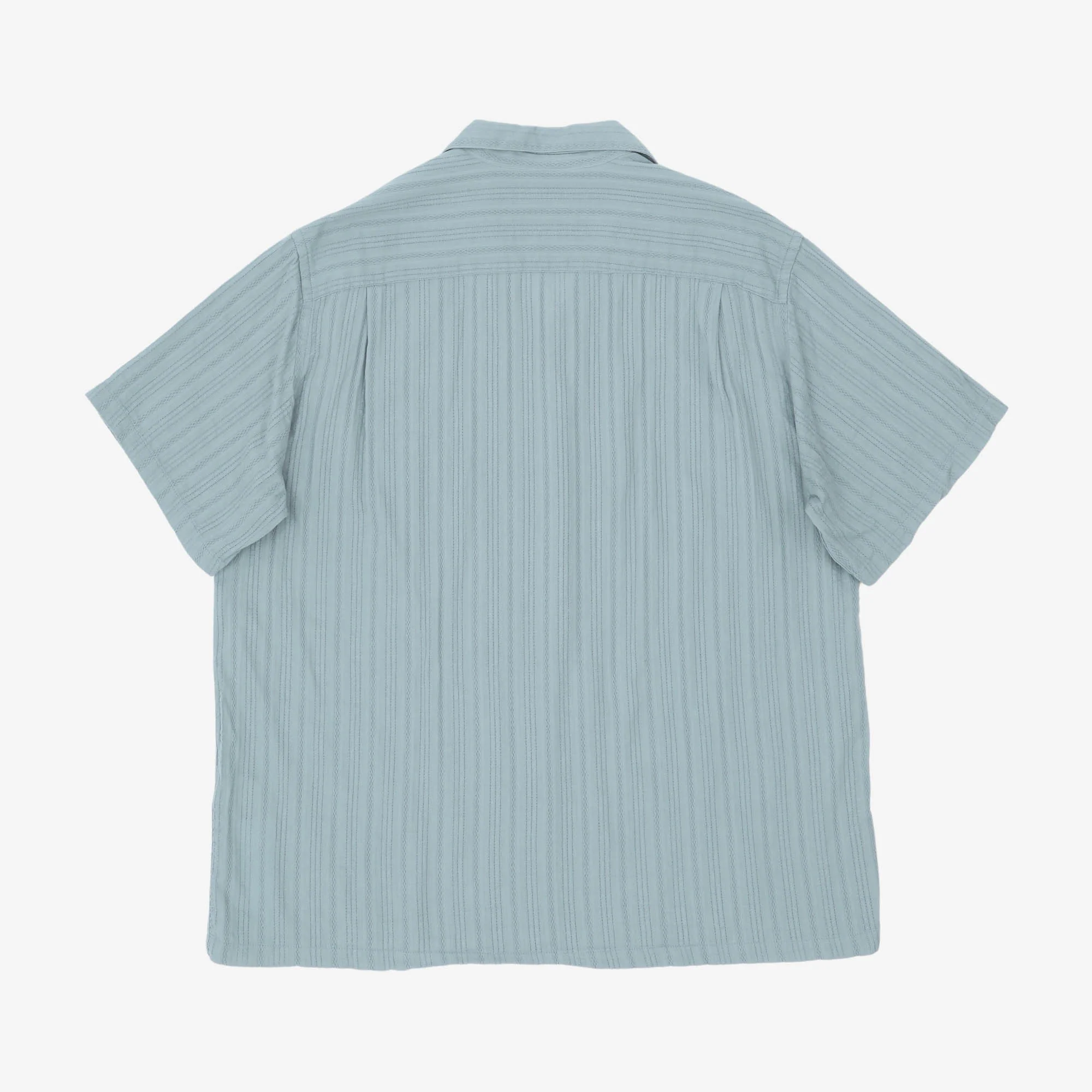 Textured Stripe Camp Shirt - Image 2