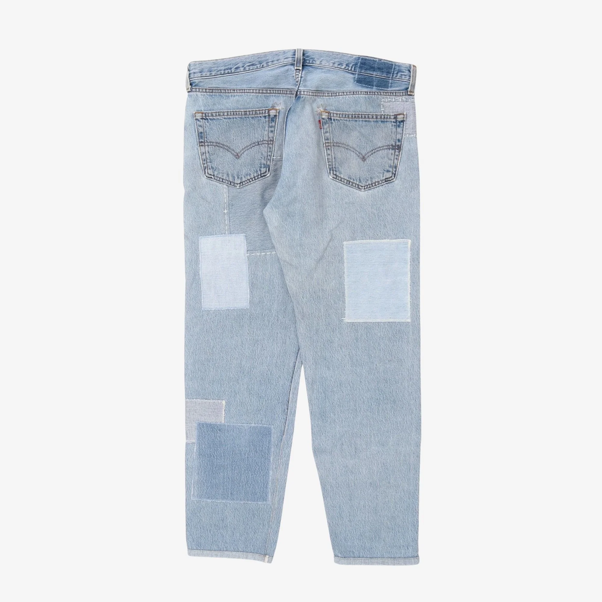The Detroit Patchwork Denim (34W X 28.5L) - Image 2