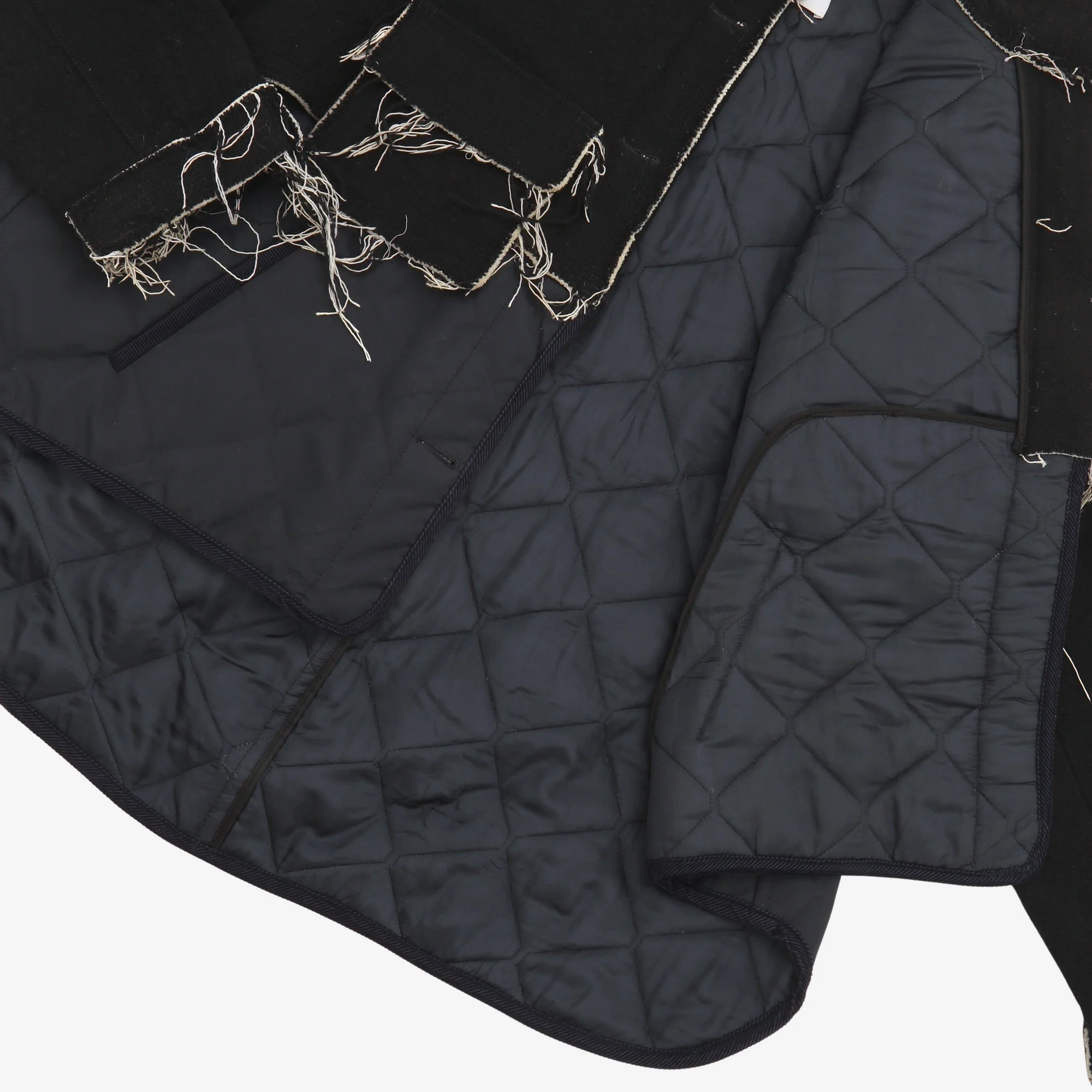Two Tone Fray Jacket - Image 4