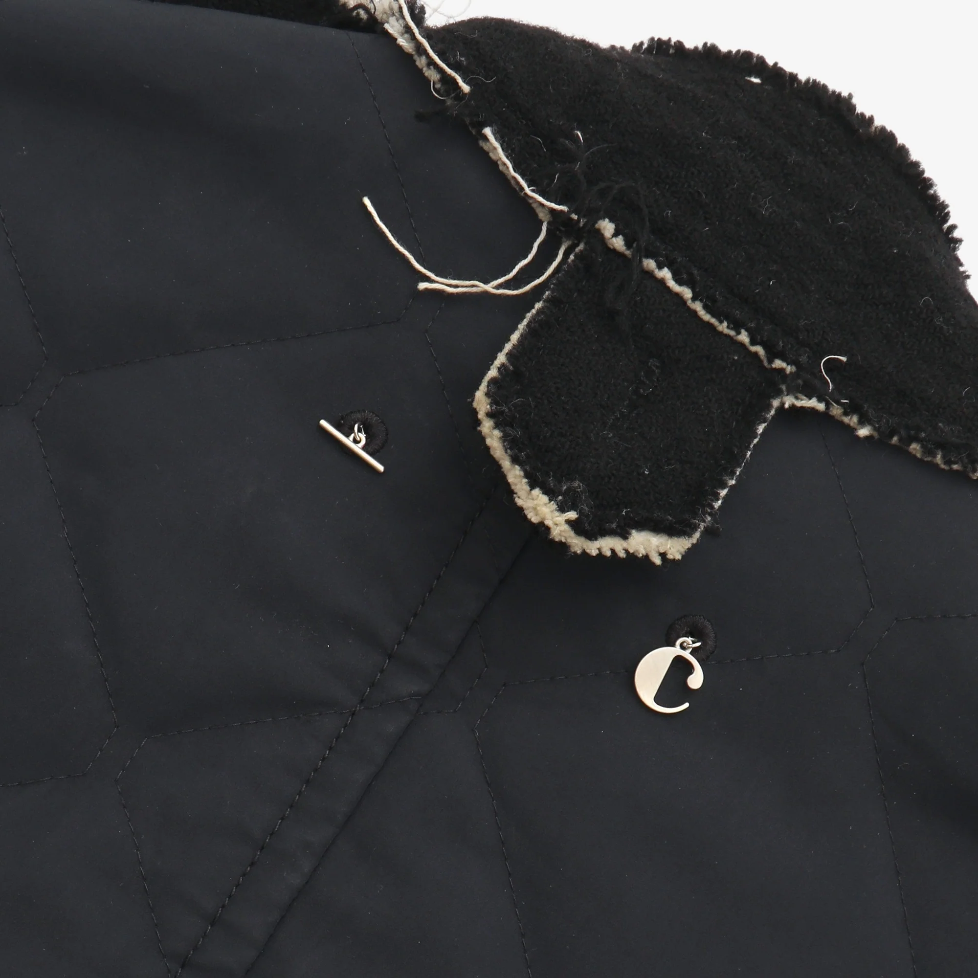 Two Tone Fray Jacket - Image 5