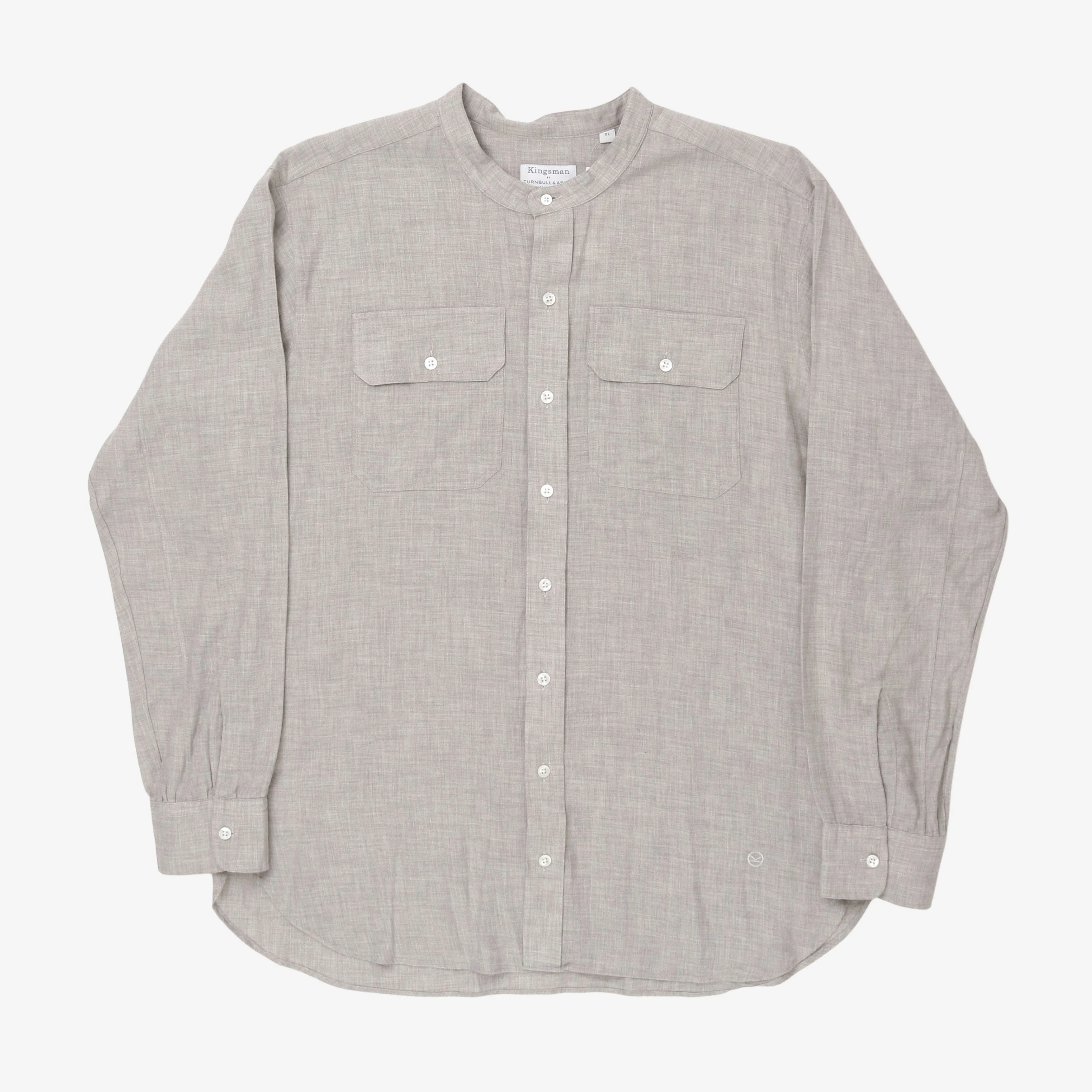 Unwin Grandad Collar Shirt (Turnbull & Asser)