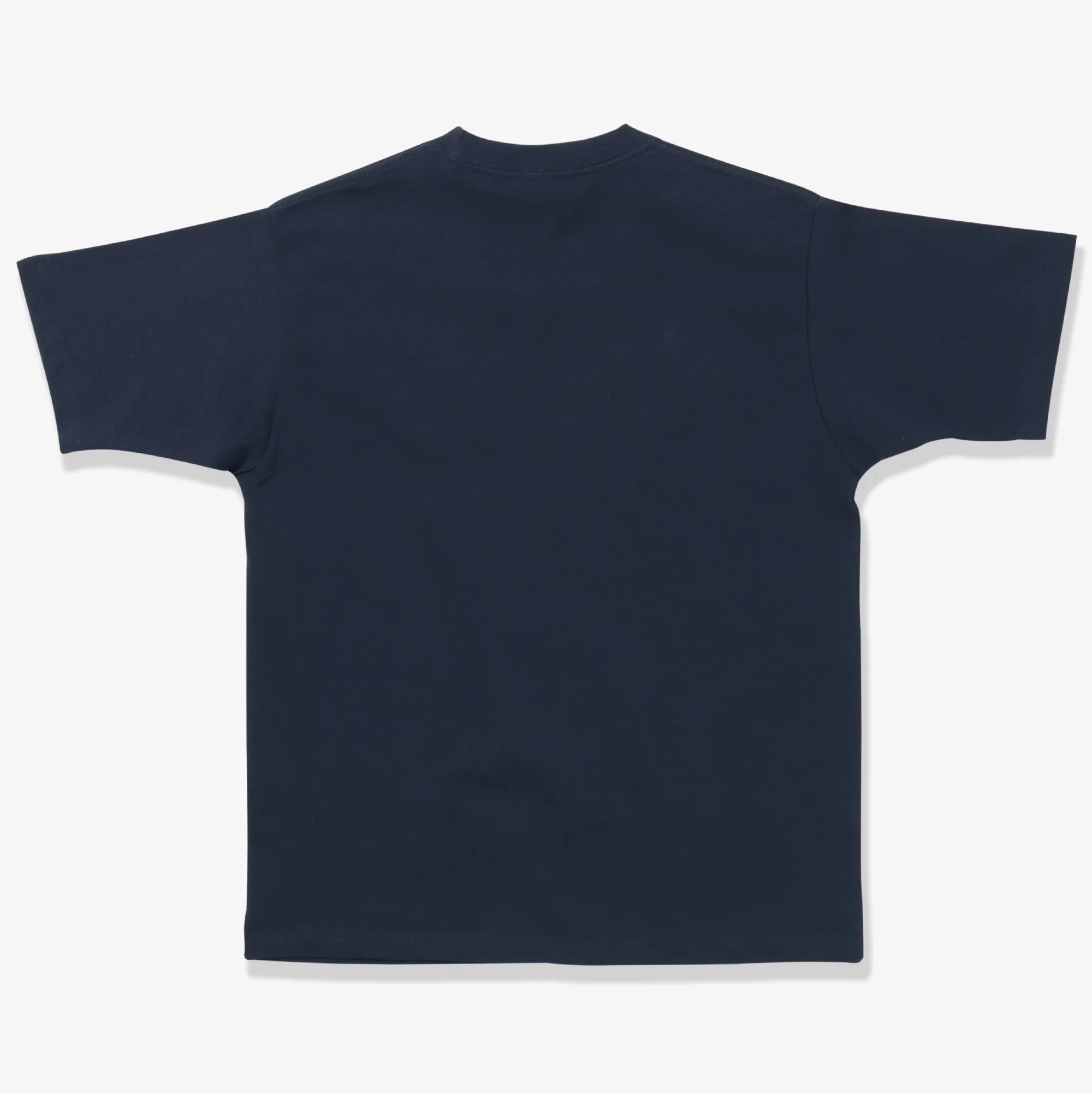 8oz USA Cotton T-Shirt - Navy - Image 2