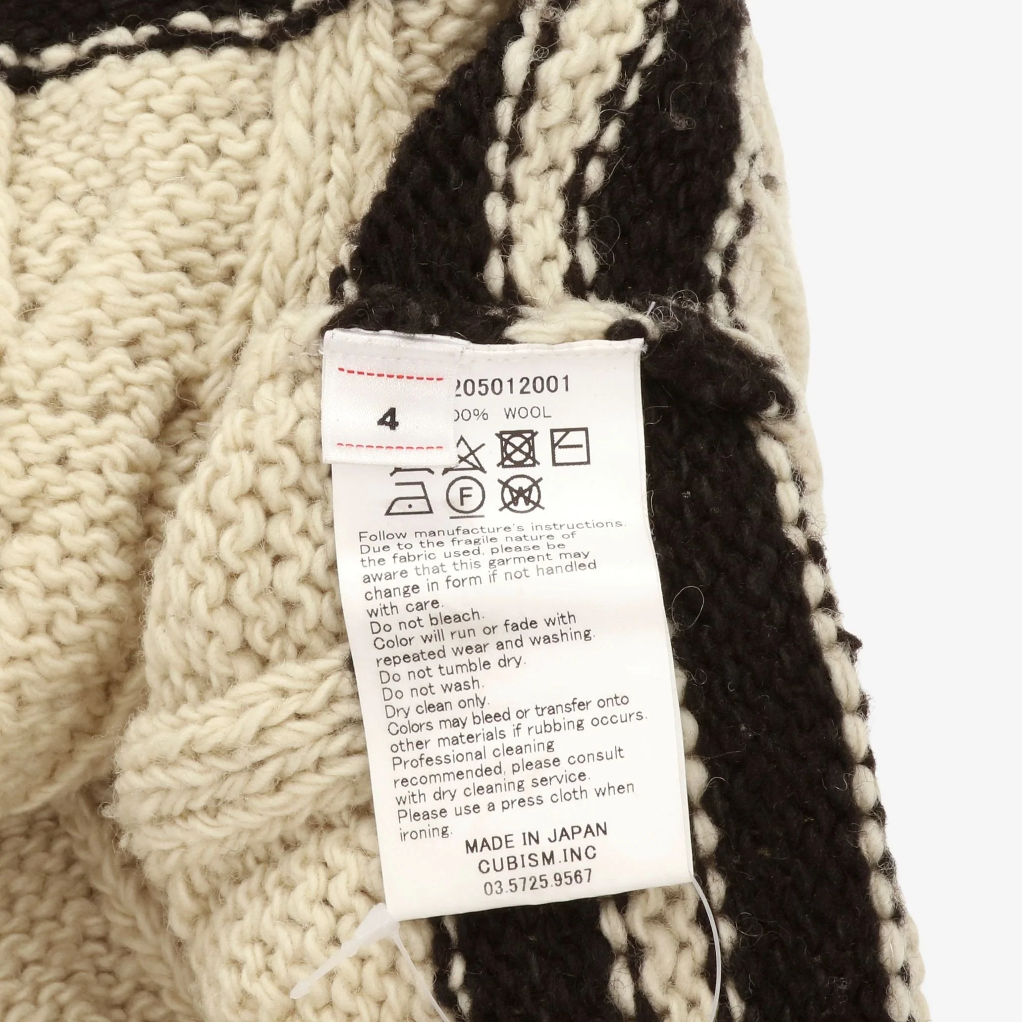 V Collegium Hand Knit Sweater - Image 4