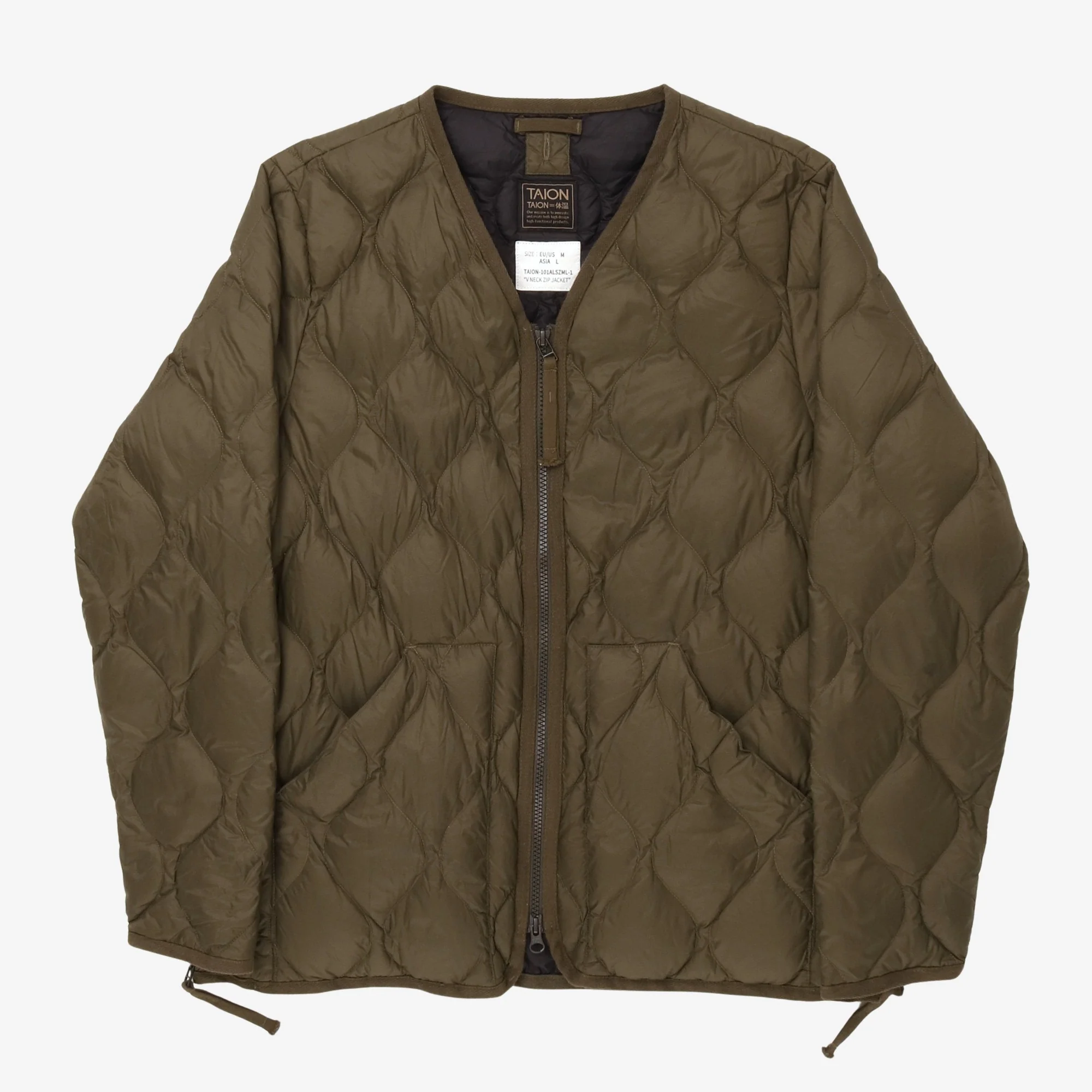 V Neck Zip Jacket