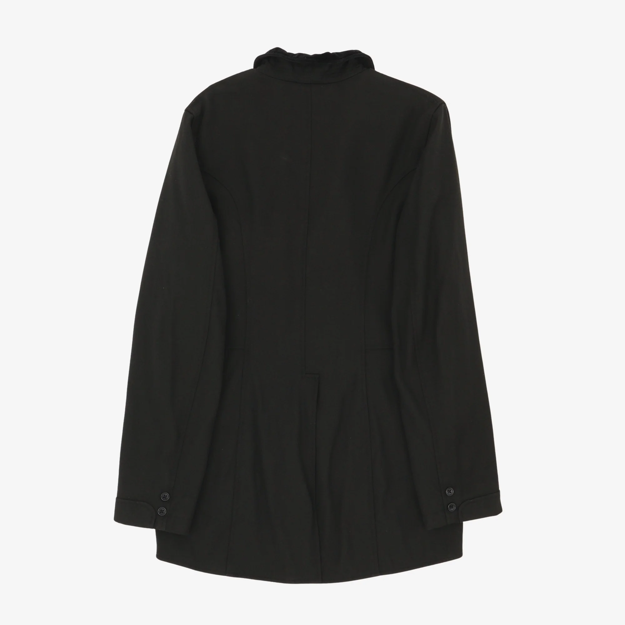 Velvet Collar Wool Twill Jacket - Image 2